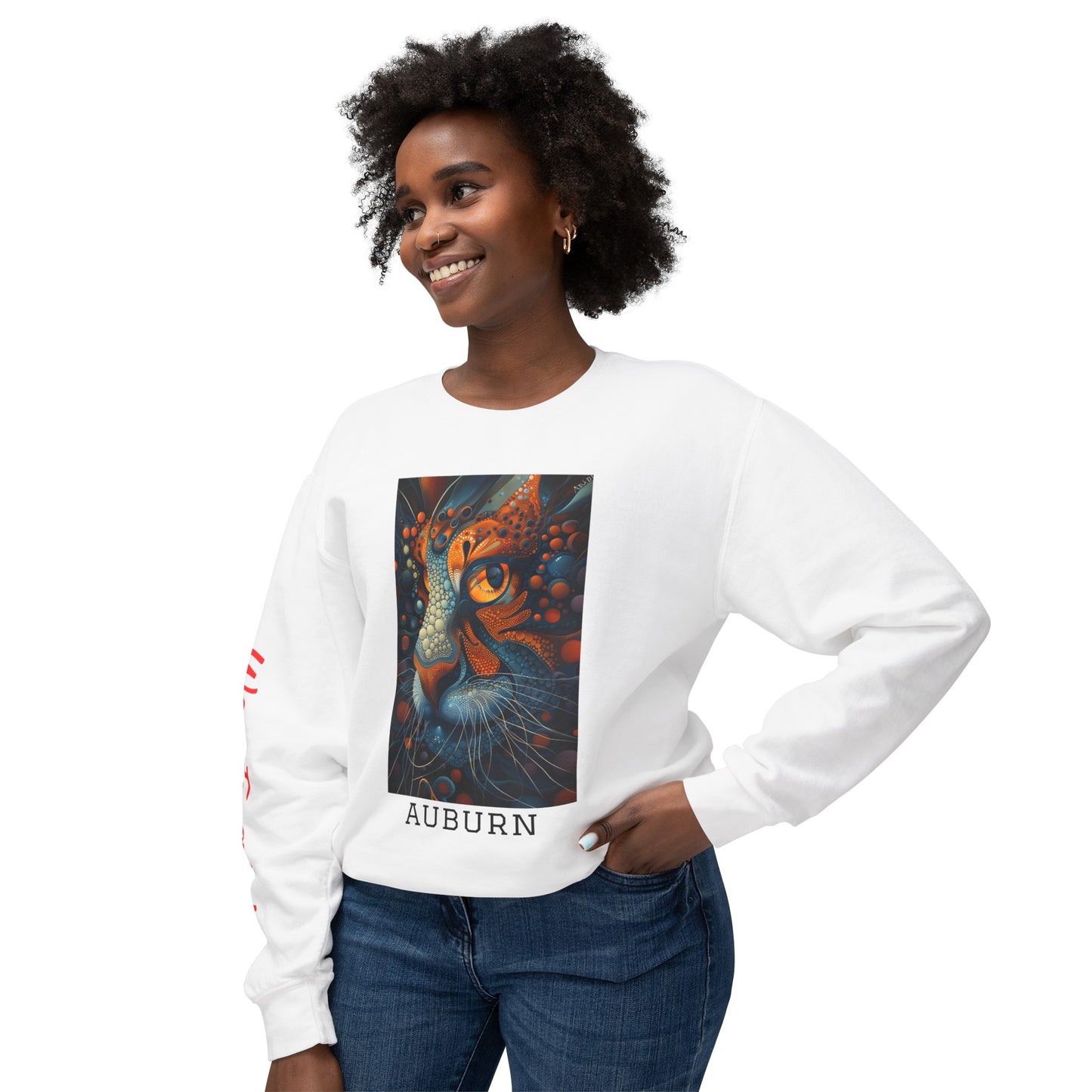 Auburn 01 Sweatshirt - Unisex Lightweight Crewneck