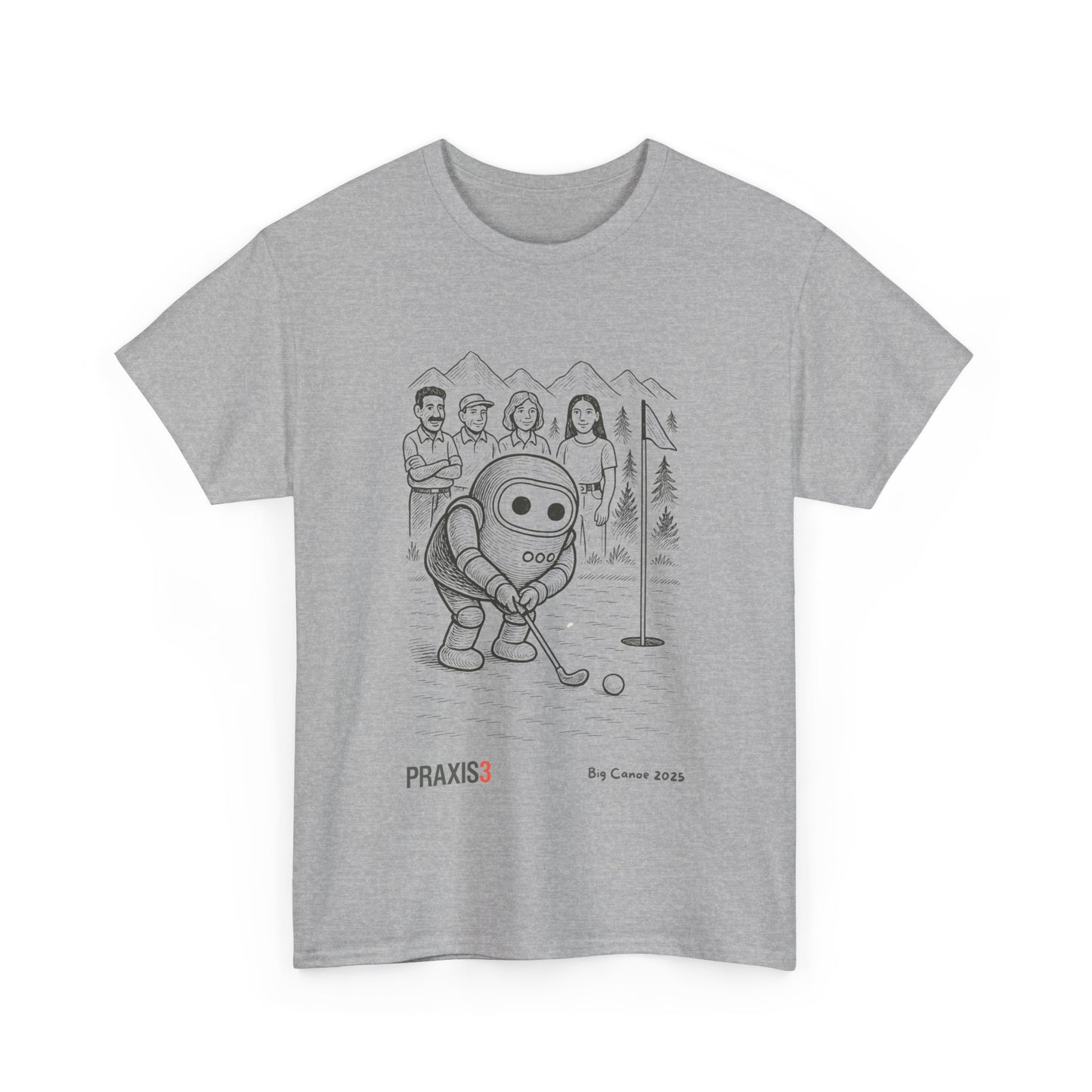 P3 Big Canoe 2025 - Praxi goes golfing line art