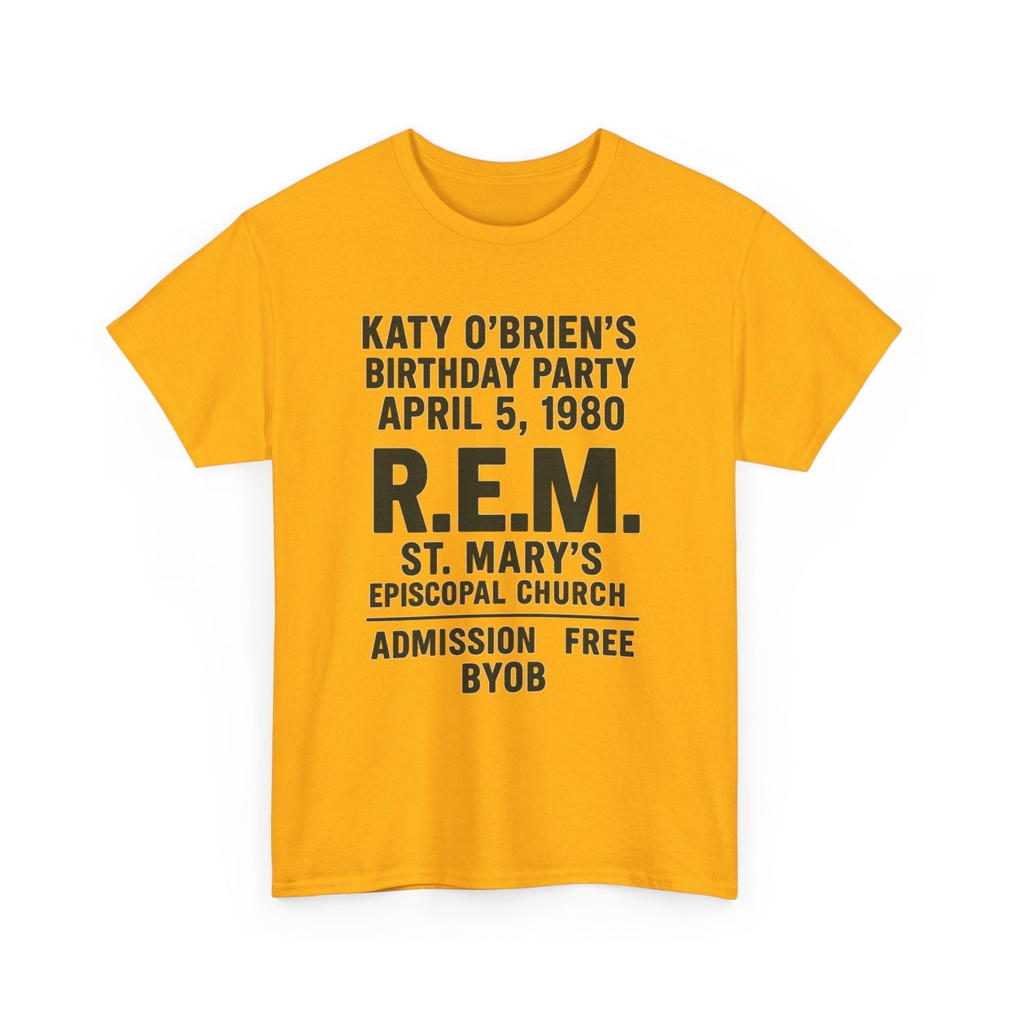 R.E.M. First Concert Shirt