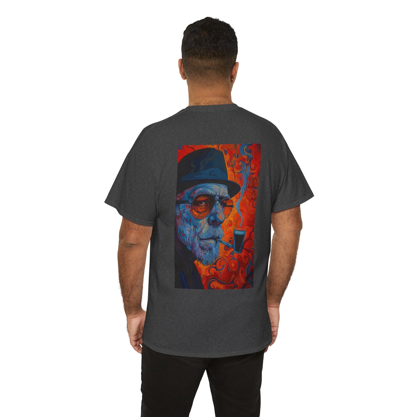 Heisenberg 01B - Unisex Heavy Cotton Tee - Image on the Back