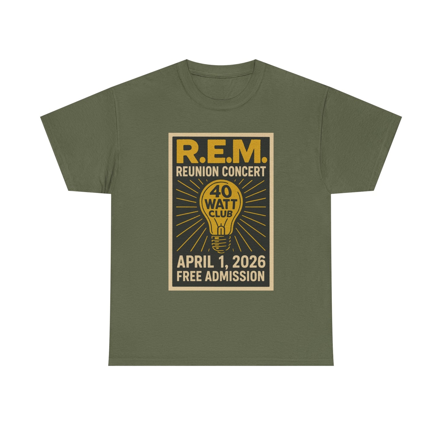 R.E.M. Reunion Concert Shirt v2