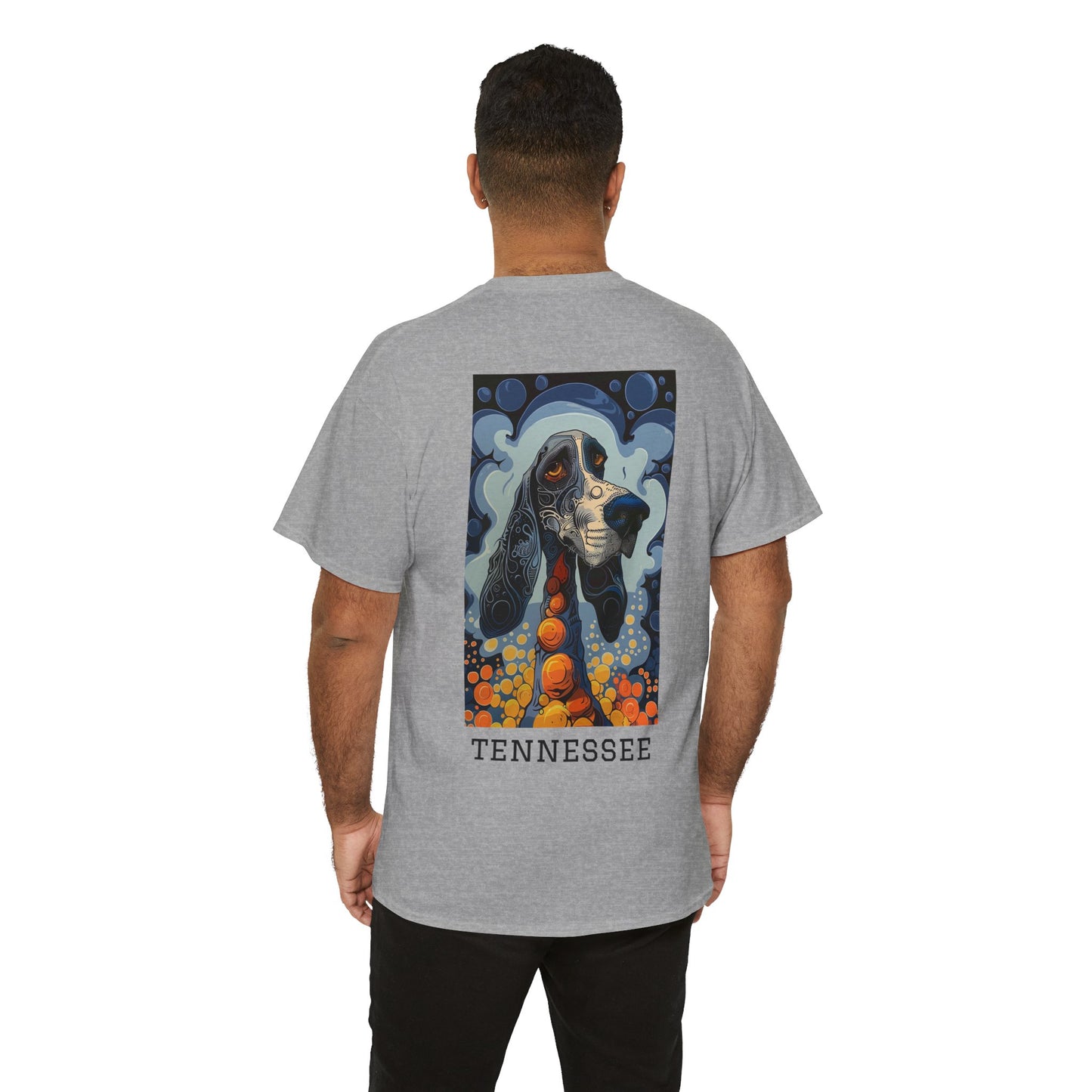 Tennessee 01B - Unisex Heavy Cotton Tee - Image on the Back