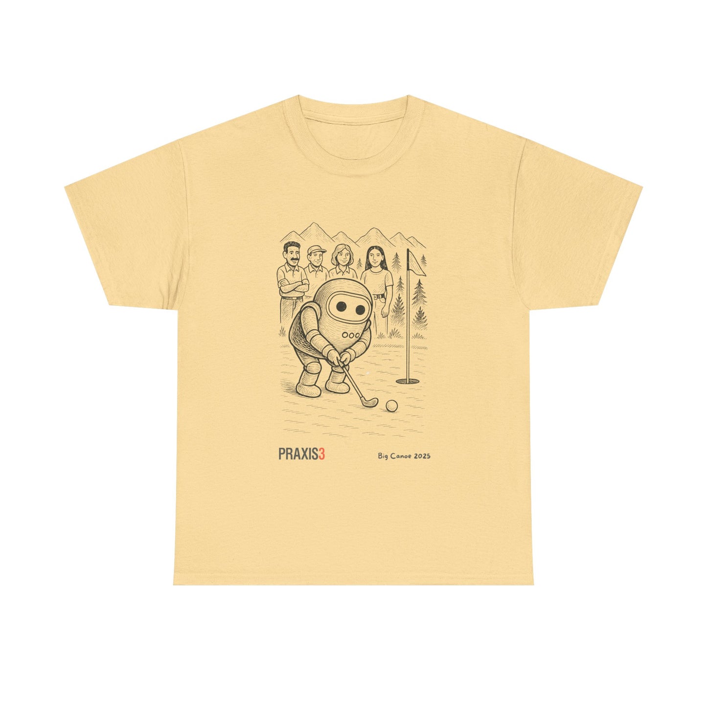 P3 Big Canoe 2025 - Praxi goes golfing line art