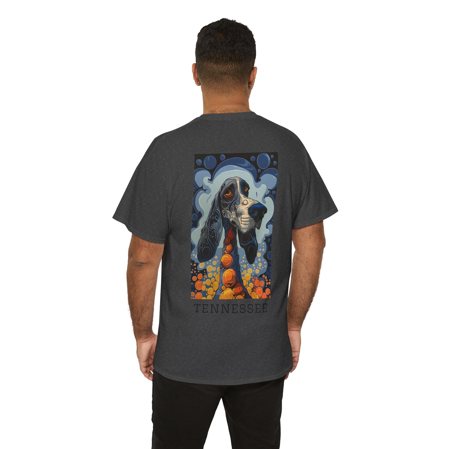 Tennessee 01B - Unisex Heavy Cotton Tee - Image on the Back