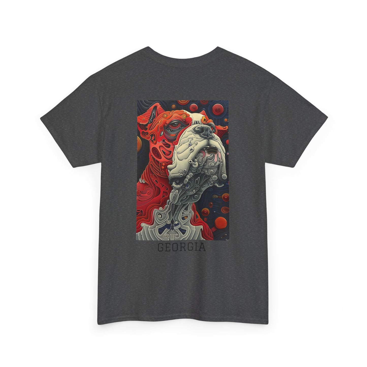Georgia 02B - Unisex Heavy Cotton Tee - Image on the Back