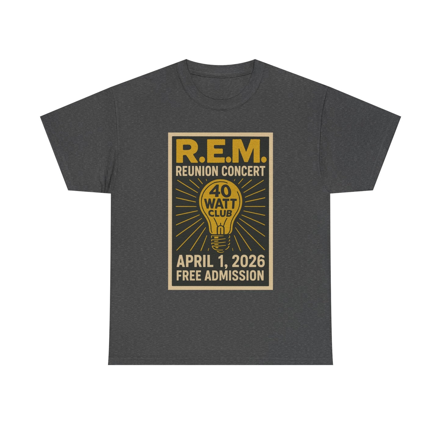 R.E.M. Reunion Concert Shirt v2