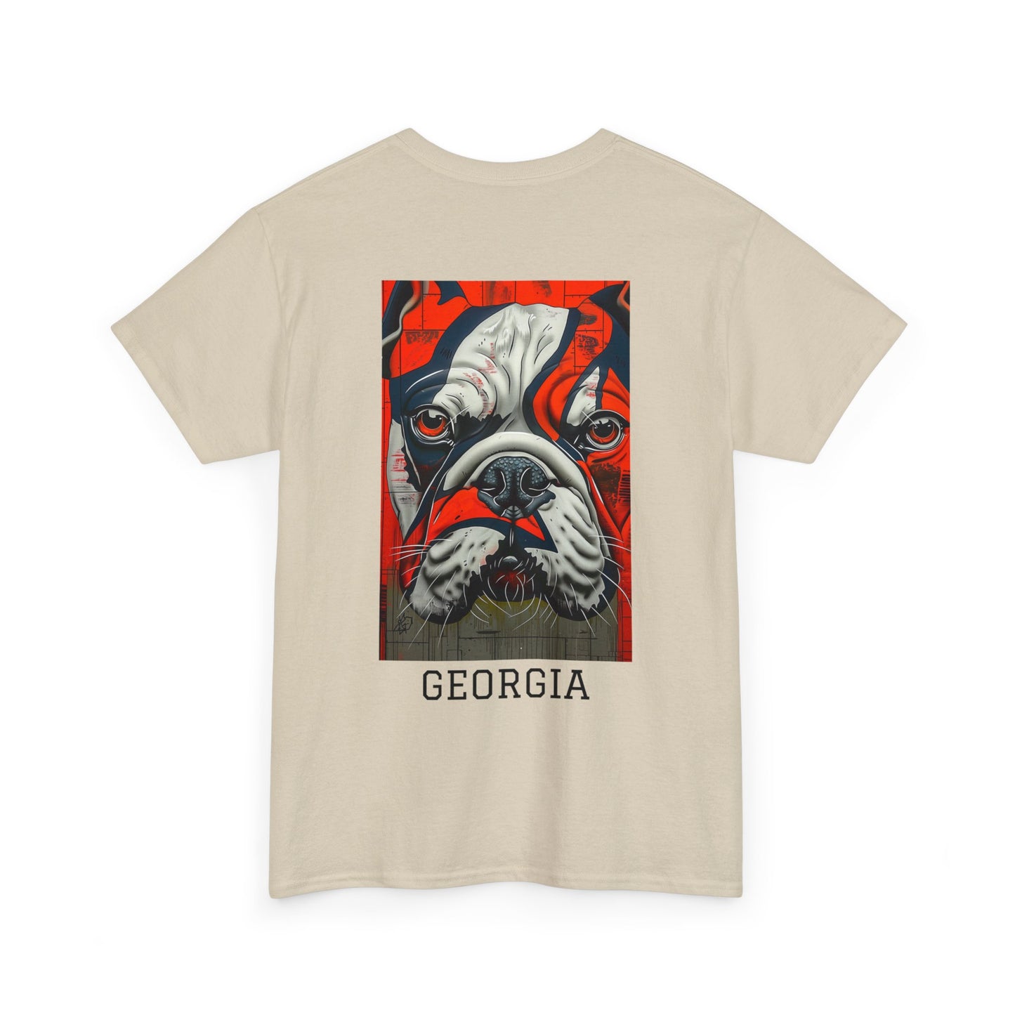 Georgia 01B - Unisex Heavy Cotton Tee - Image on the Back