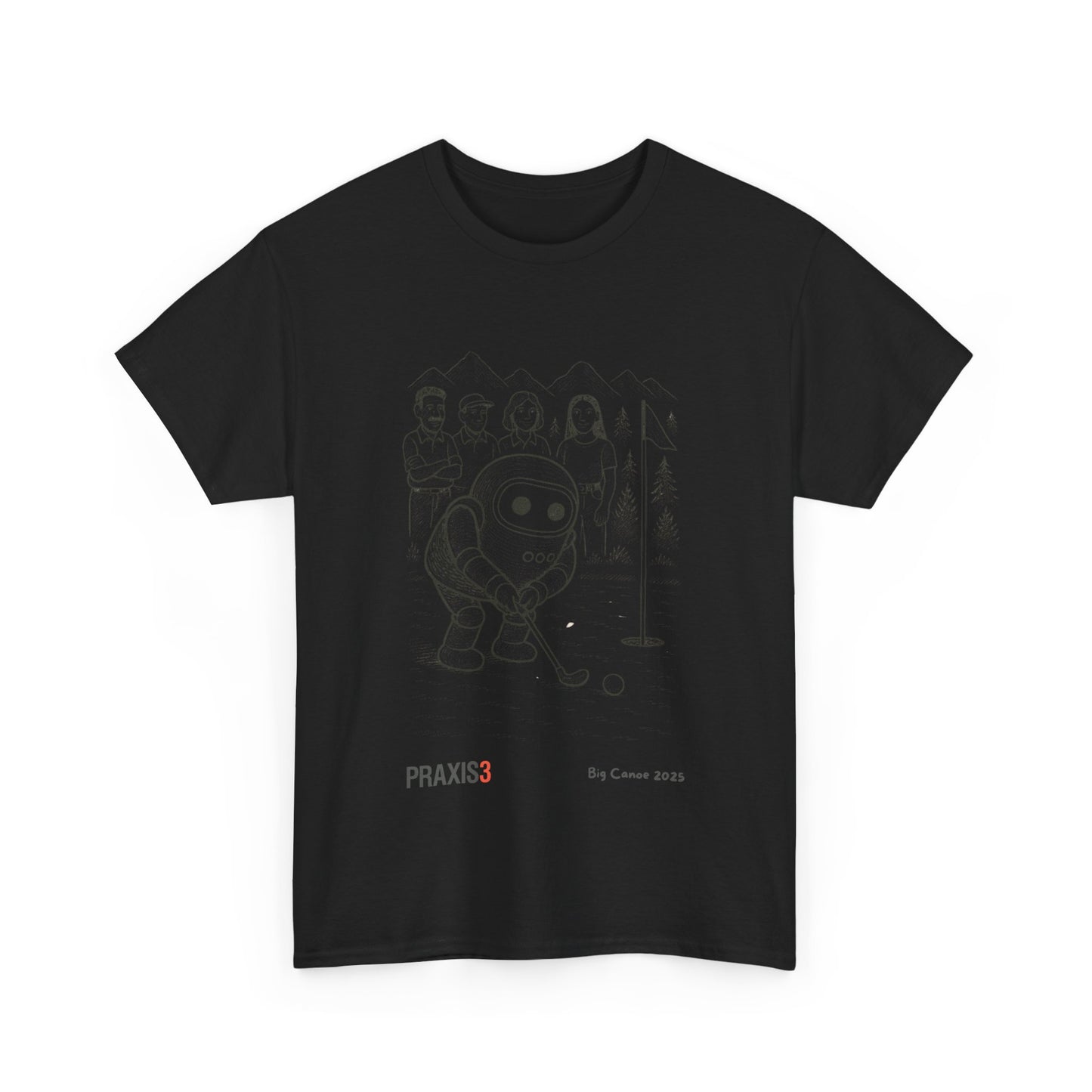 P3 Big Canoe 2025 - Praxi goes golfing line art