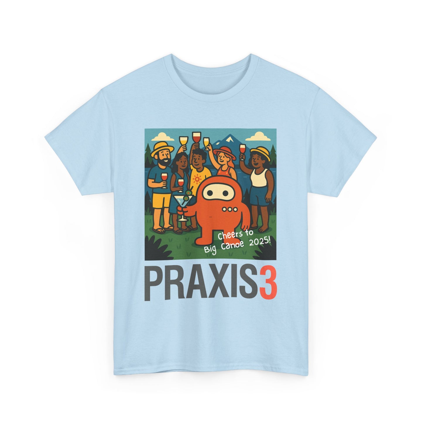 P3 Big Canoe 2025 - Design 2 - Cheers to Praxi