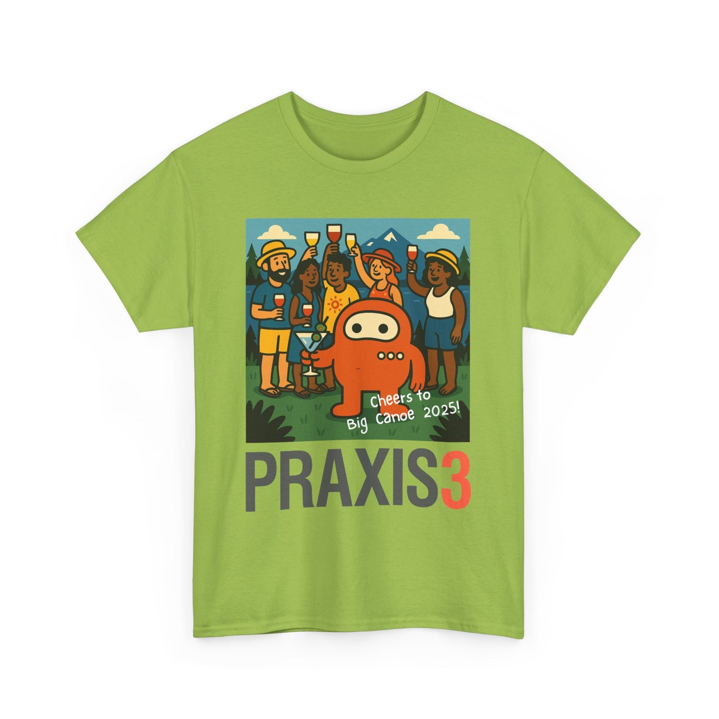 P3 Big Canoe 2025 - Design 2 - Cheers to Praxi