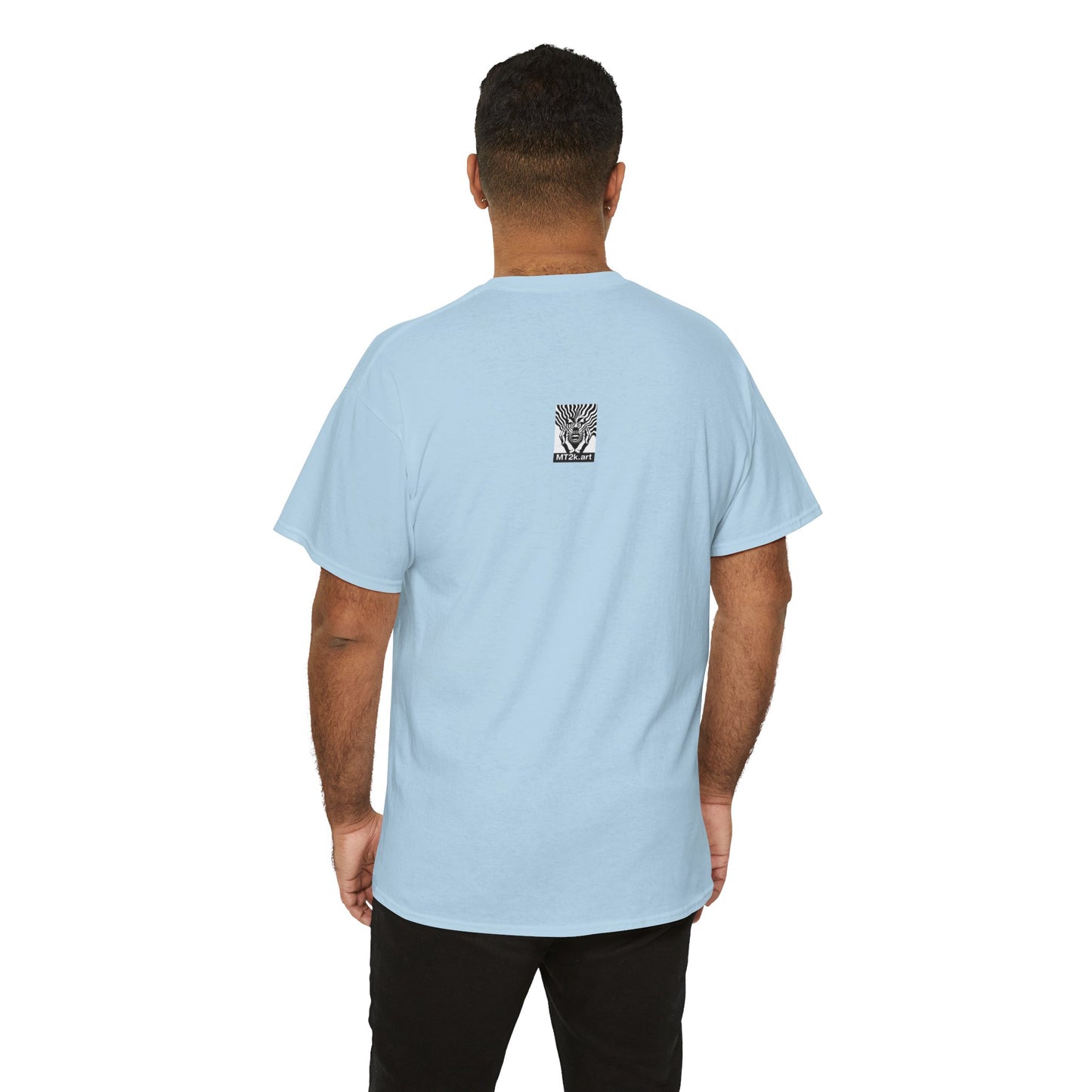 Penn State 01F - Unisex Heavy Cotton Tee - Image on the Front