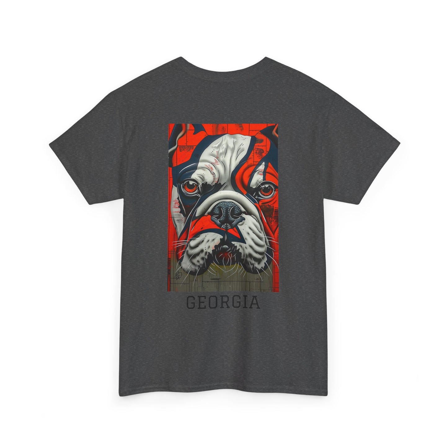Georgia 01B - Unisex Heavy Cotton Tee - Image on the Back