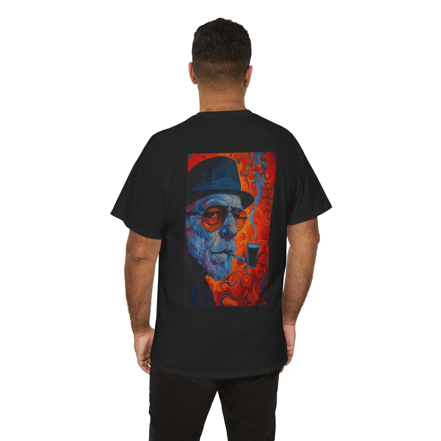 Heisenberg 01B - Unisex Heavy Cotton Tee - Image on the Back
