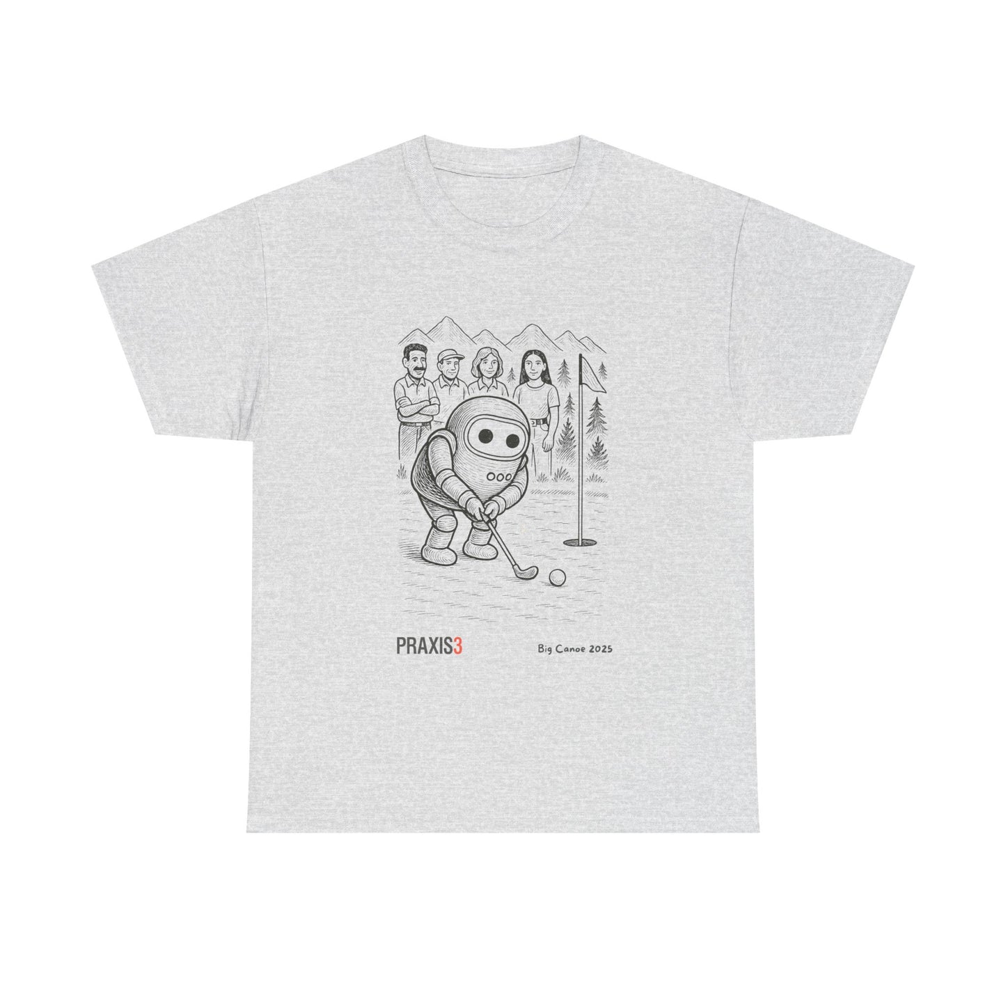 P3 Big Canoe 2025 - Praxi goes golfing line art