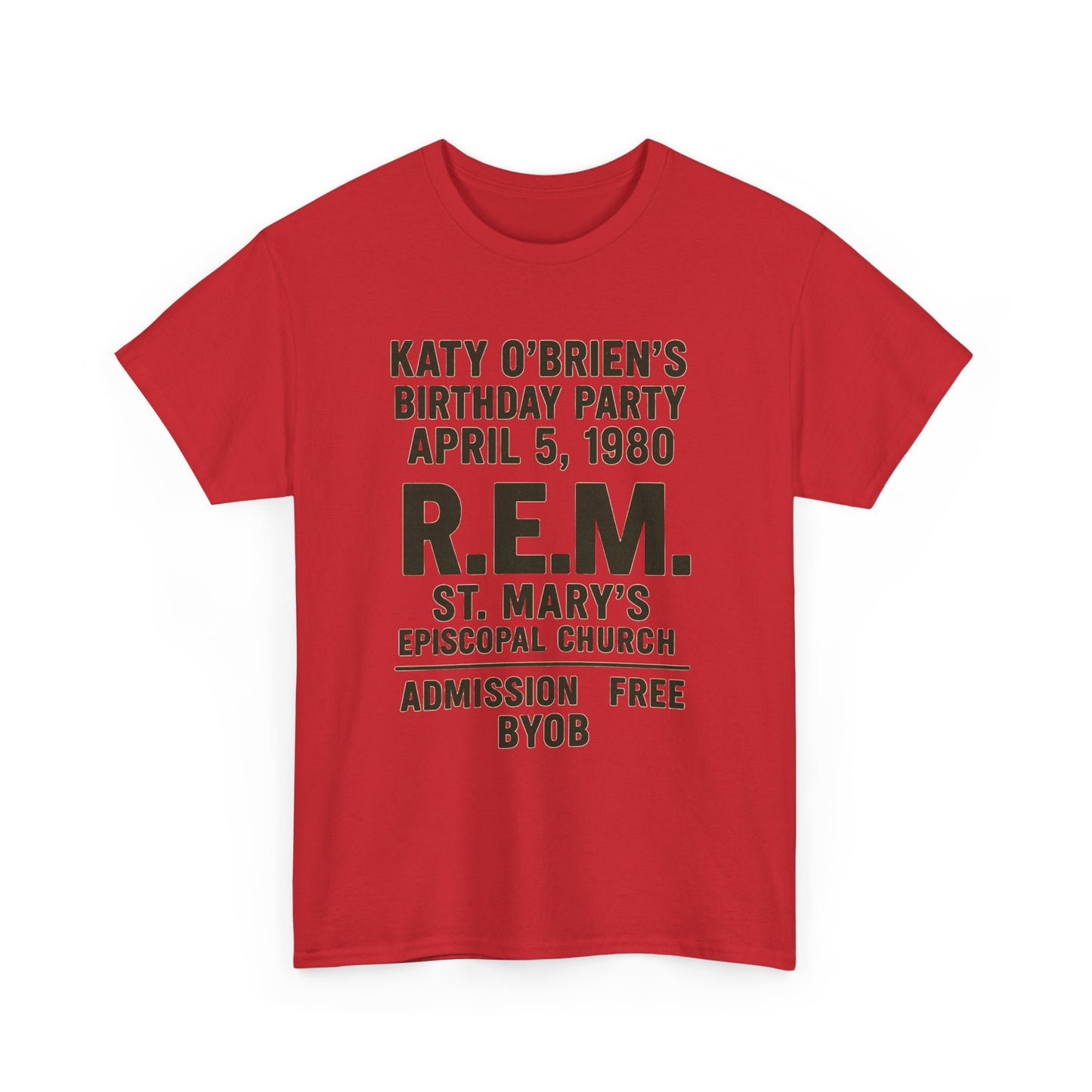 R.E.M. First Concert Shirt