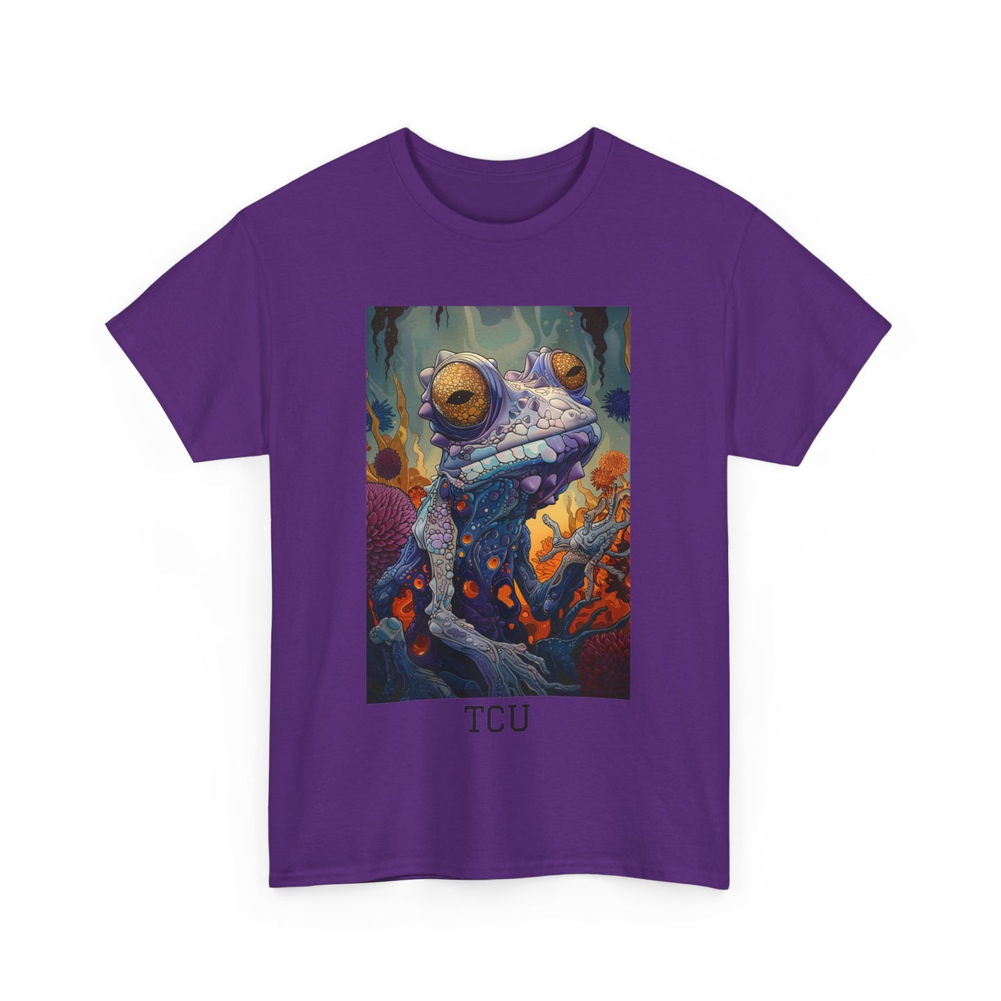 TCU 01F - Unisex Heavy Cotton Tee - Image on the Front