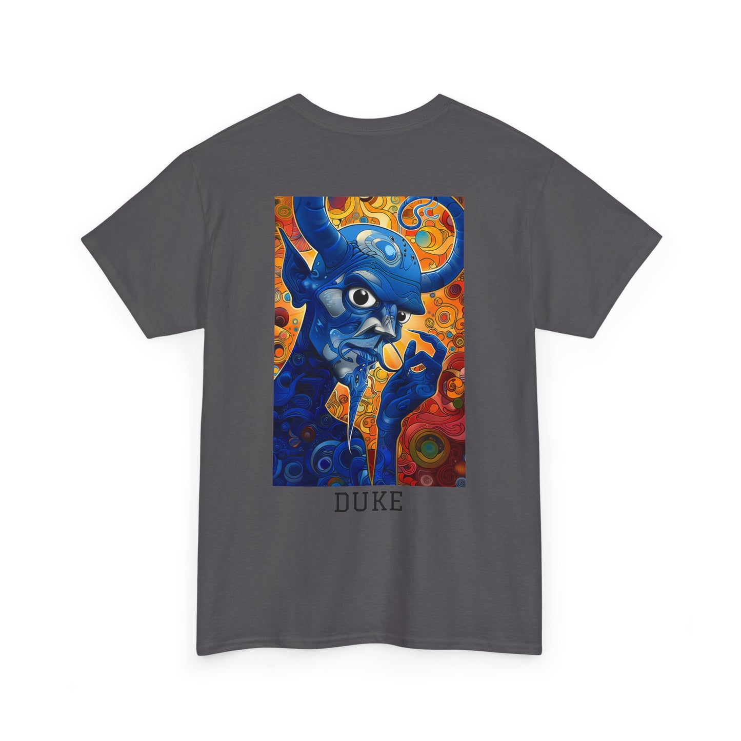 Duke 01B - Unisex Heavy Cotton Tee - Image on the Back
