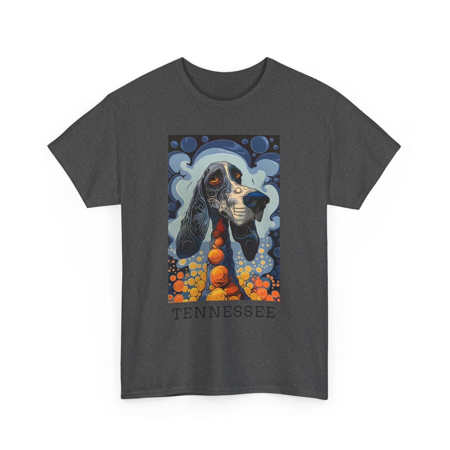 Tennessee 01F - Unisex Heavy Cotton Tee - Image on the Front