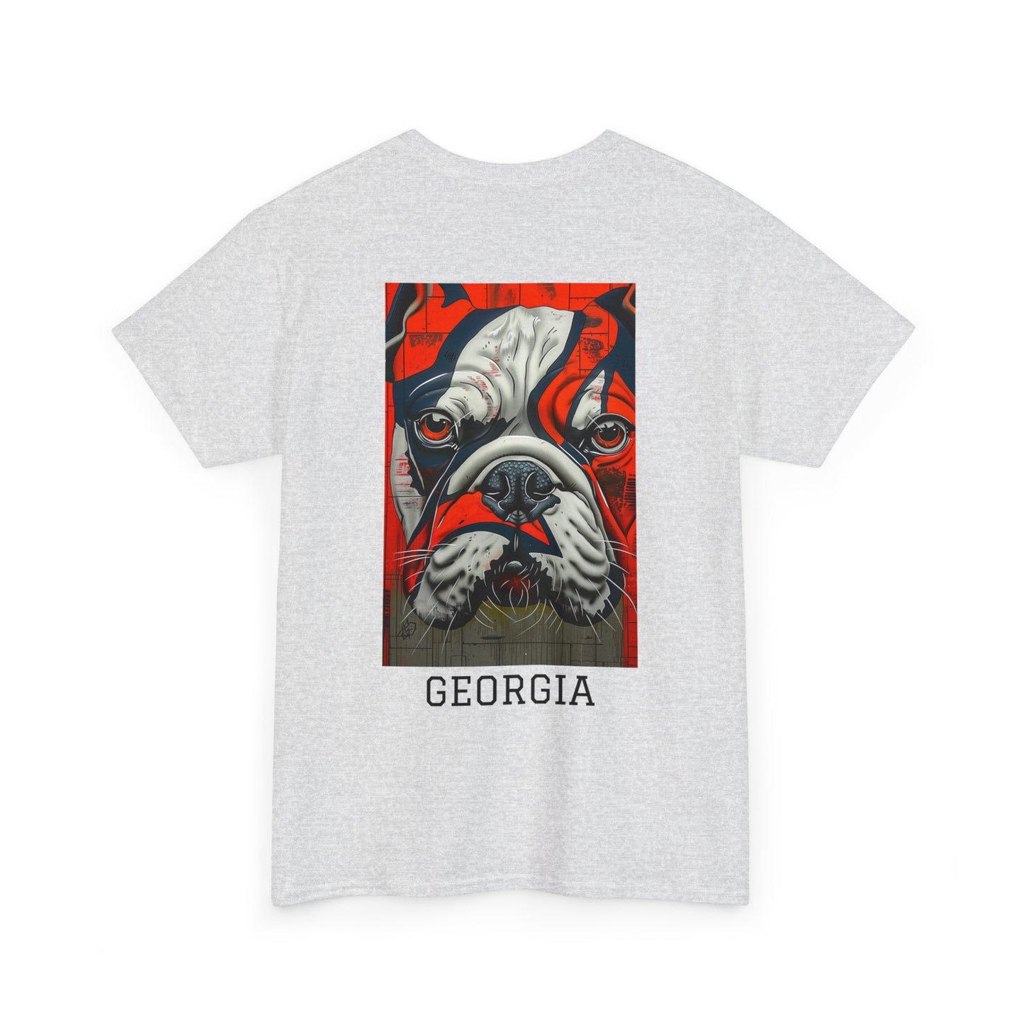 Georgia 01B - Unisex Heavy Cotton Tee - Image on the Back