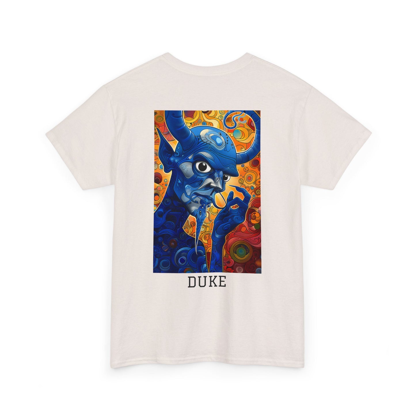 Duke 01B - Unisex Heavy Cotton Tee - Image on the Back