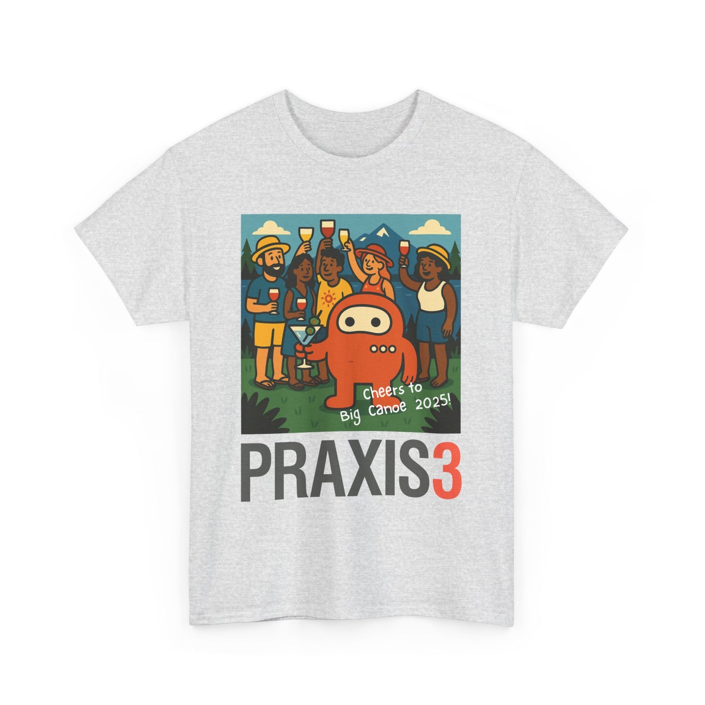P3 Big Canoe 2025 - Design 2 - Cheers to Praxi