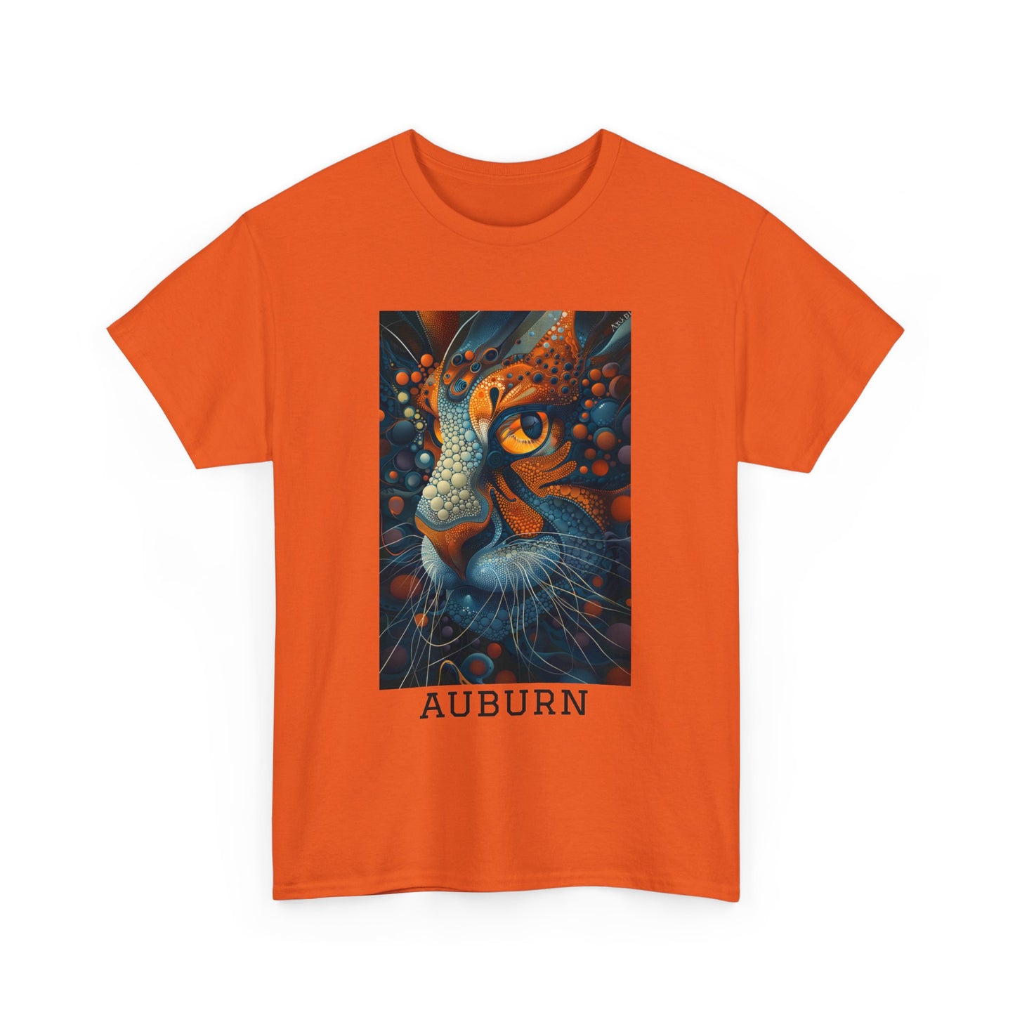 Auburn 01F - Unisex Heavy Cotton Tee - Image on the Front