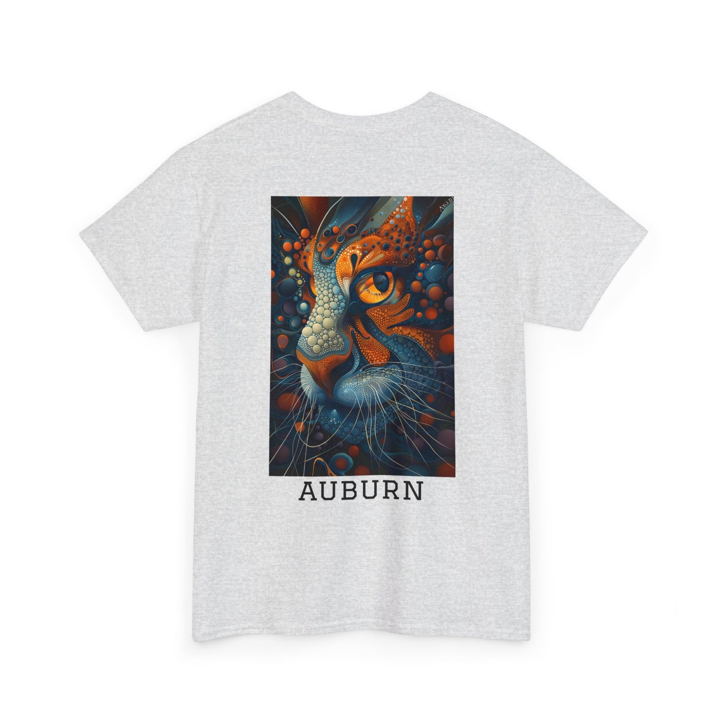 Auburn 01B - Unisex Heavy Cotton Tee - Image on the Back