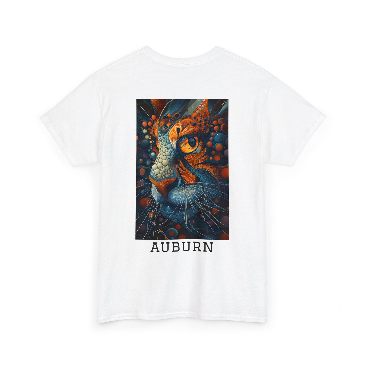 Auburn 01B - Unisex Heavy Cotton Tee - Image on the Back