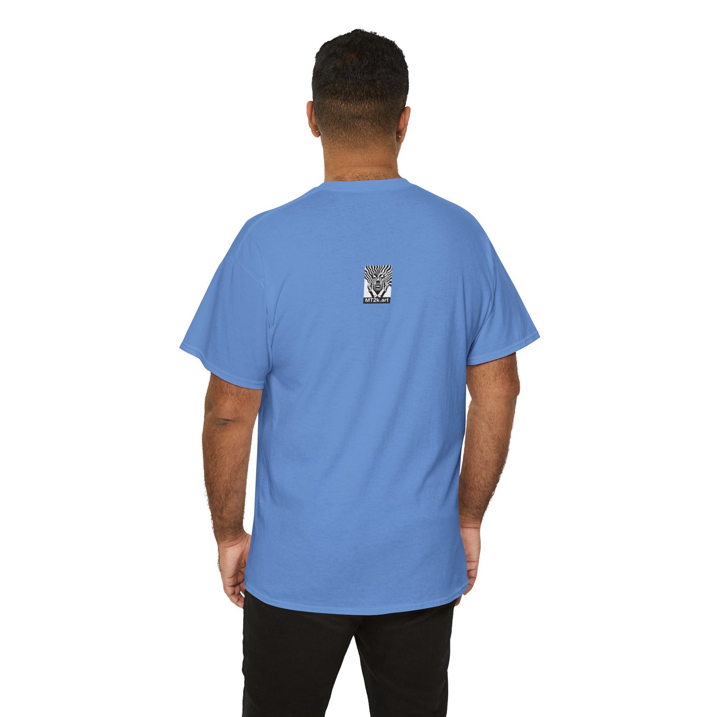 Georgia State 01F - Unisex Heavy Cotton Tee - Image on the Front