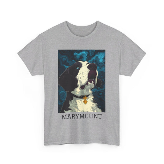 Marymount 01F - Unisex Heavy Cotton Tee - Image on the Front