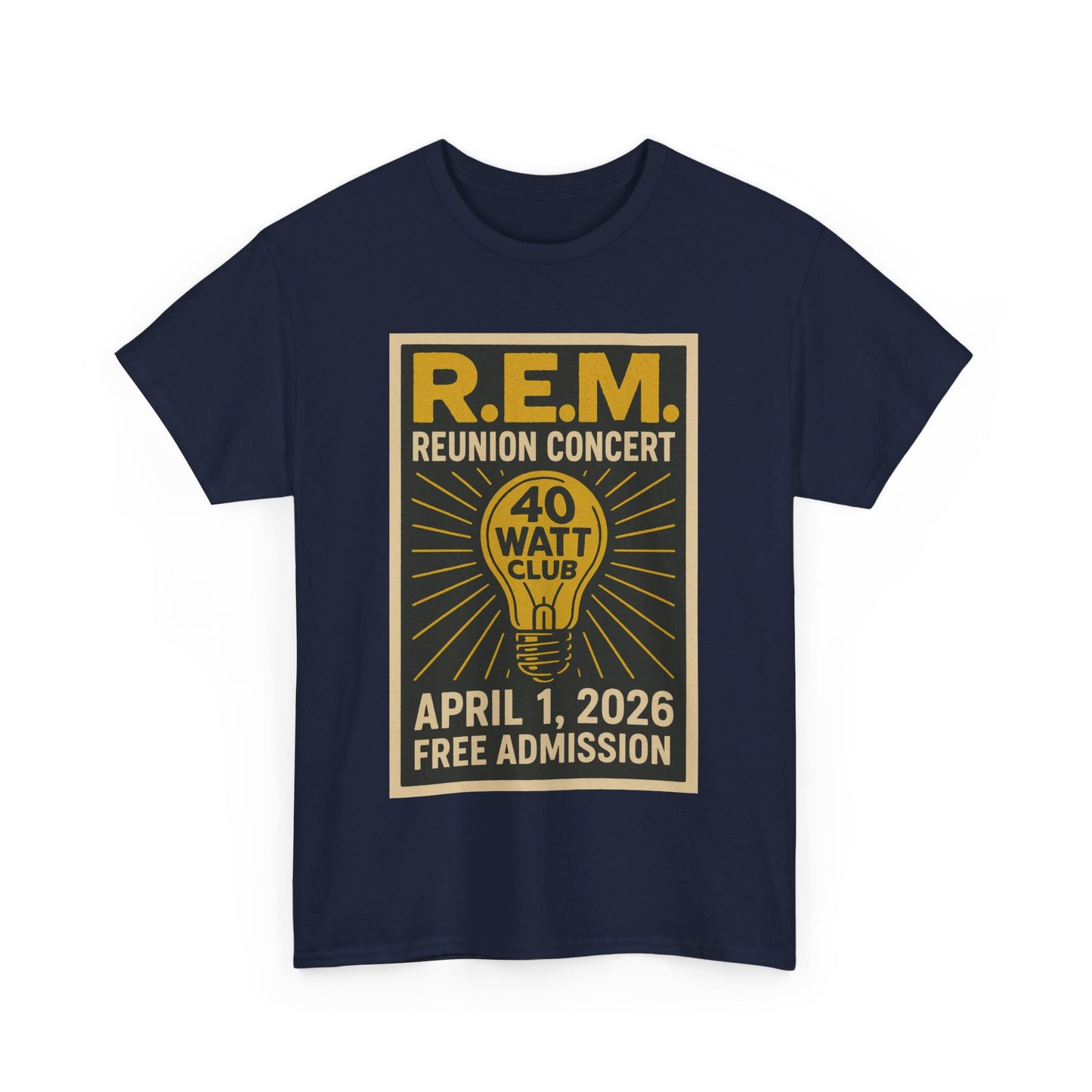 R.E.M. Reunion Concert Shirt v2