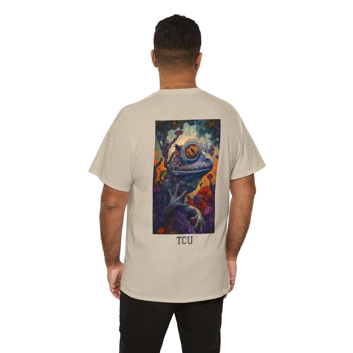 TCU 02B - Unisex Heavy Cotton Tee - Image on the Back