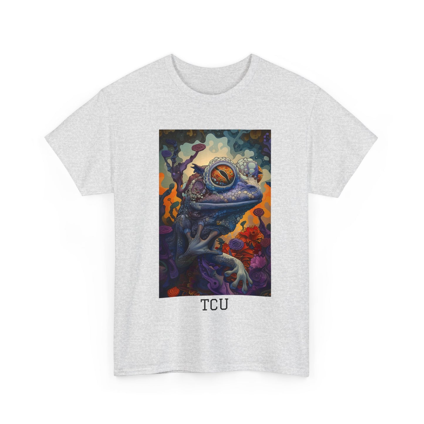 TCU 02F - Unisex Heavy Cotton Tee - Image on the Front