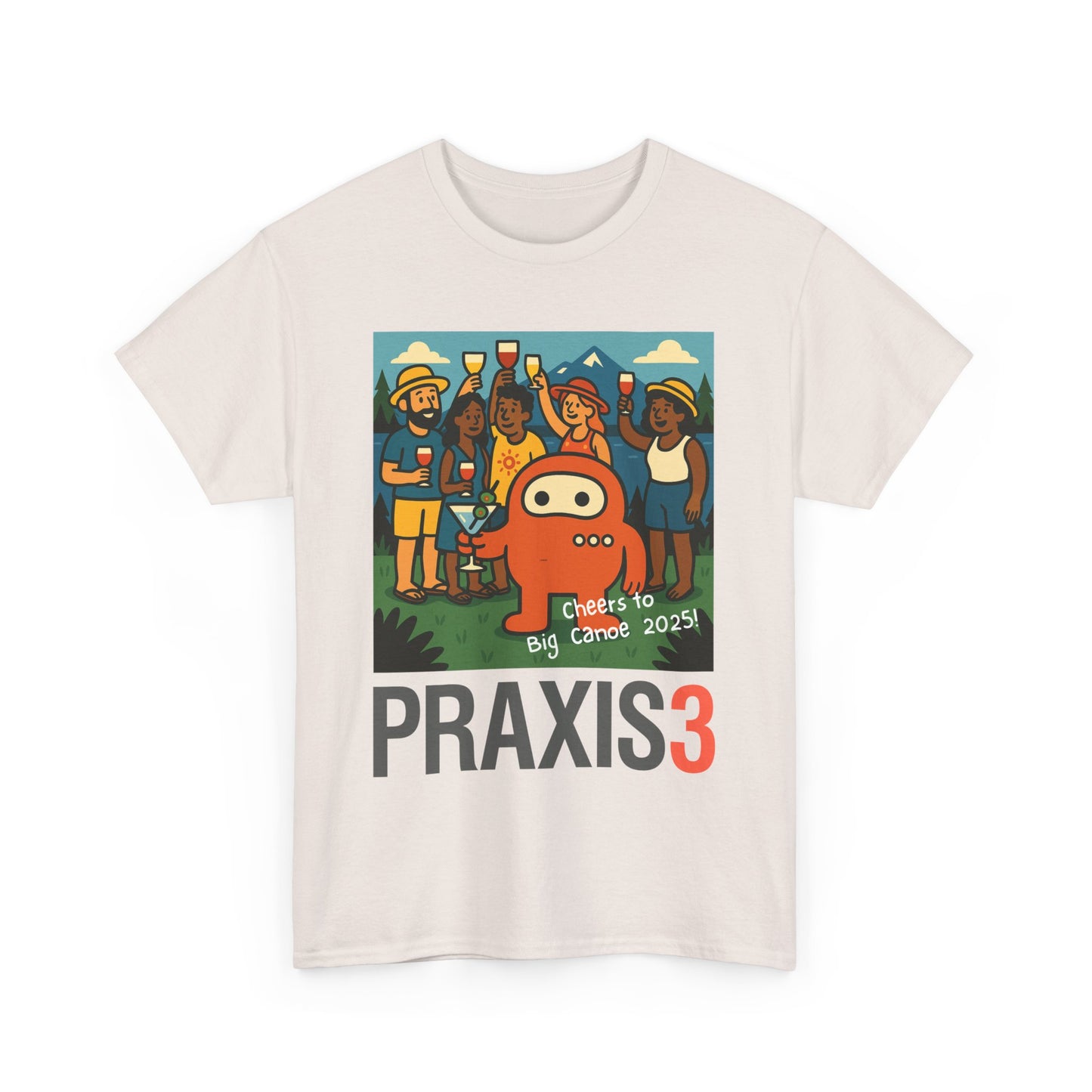 P3 Big Canoe 2025 - Design 2 - Cheers to Praxi