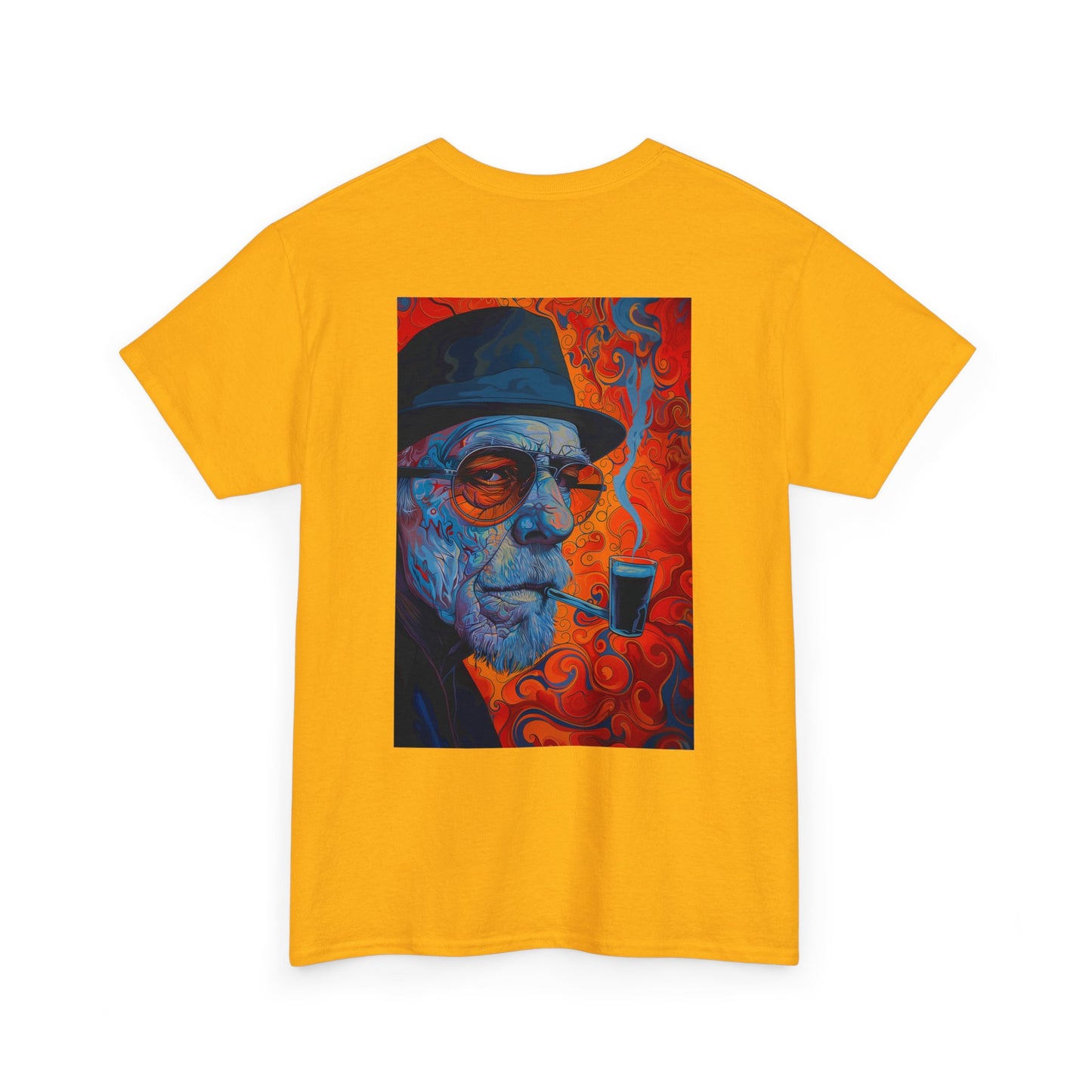 Heisenberg 01B - Unisex Heavy Cotton Tee - Image on the Back