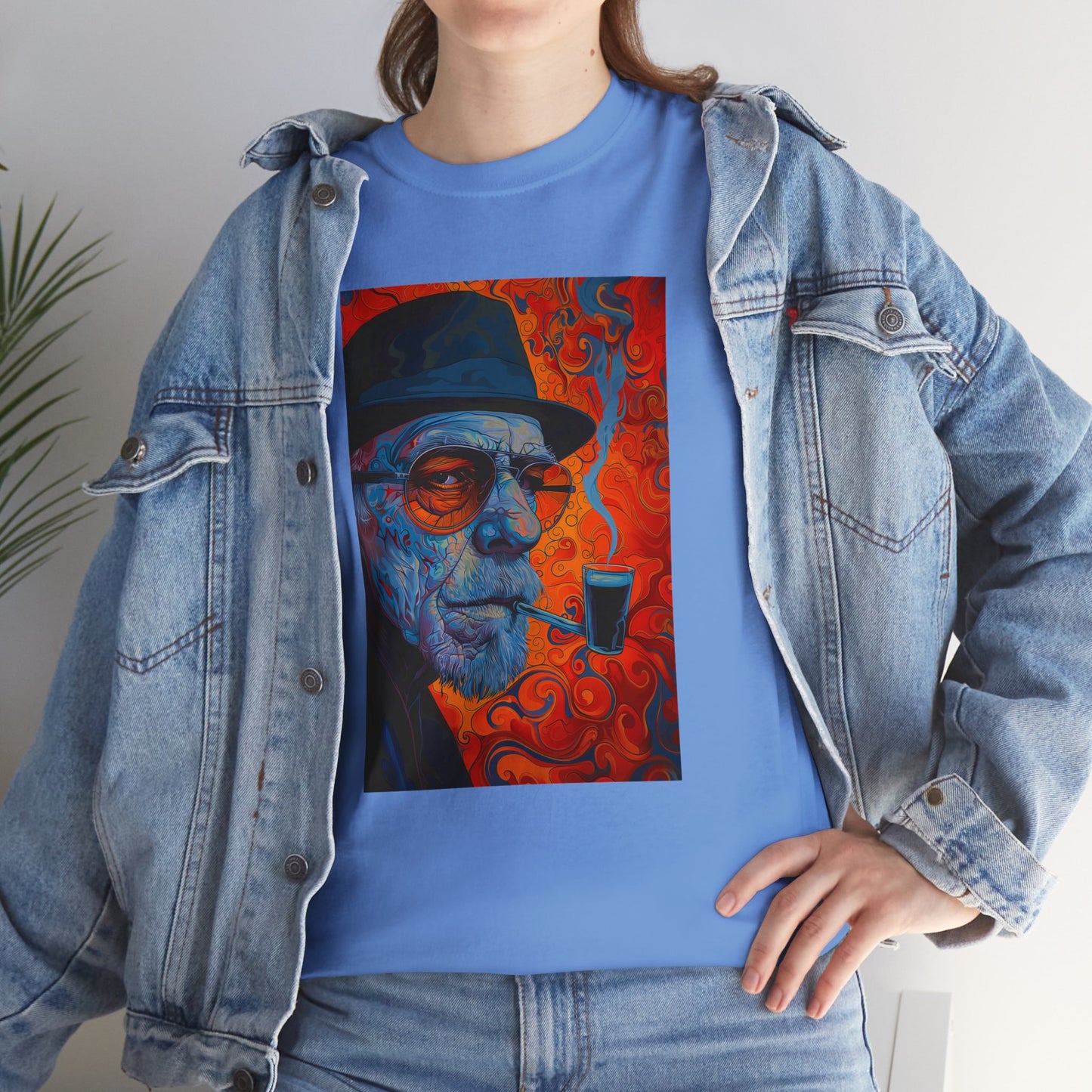 Heisenberg 01F - Unisex Heavy Cotton Tee - Image on the Front