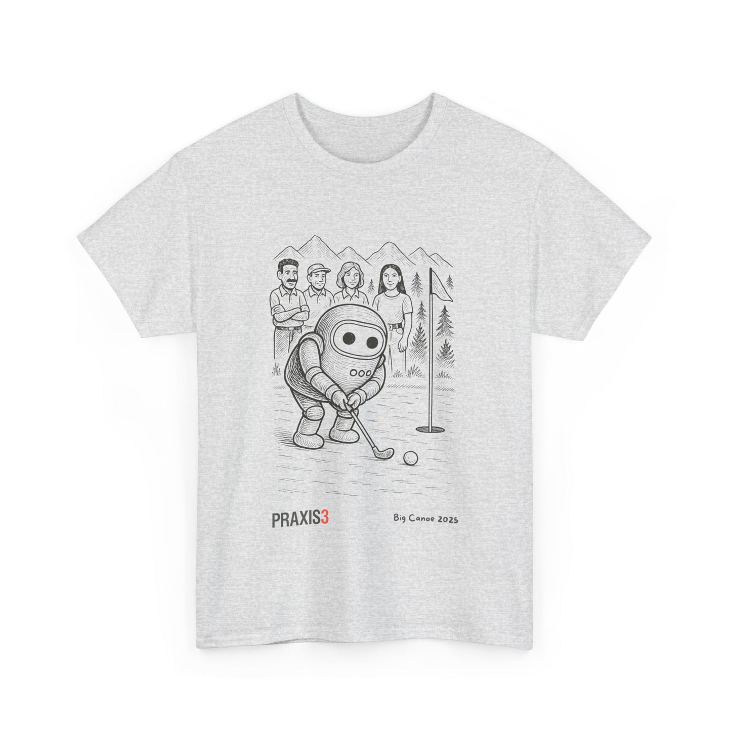 P3 Big Canoe 2025 - Praxi goes golfing line art