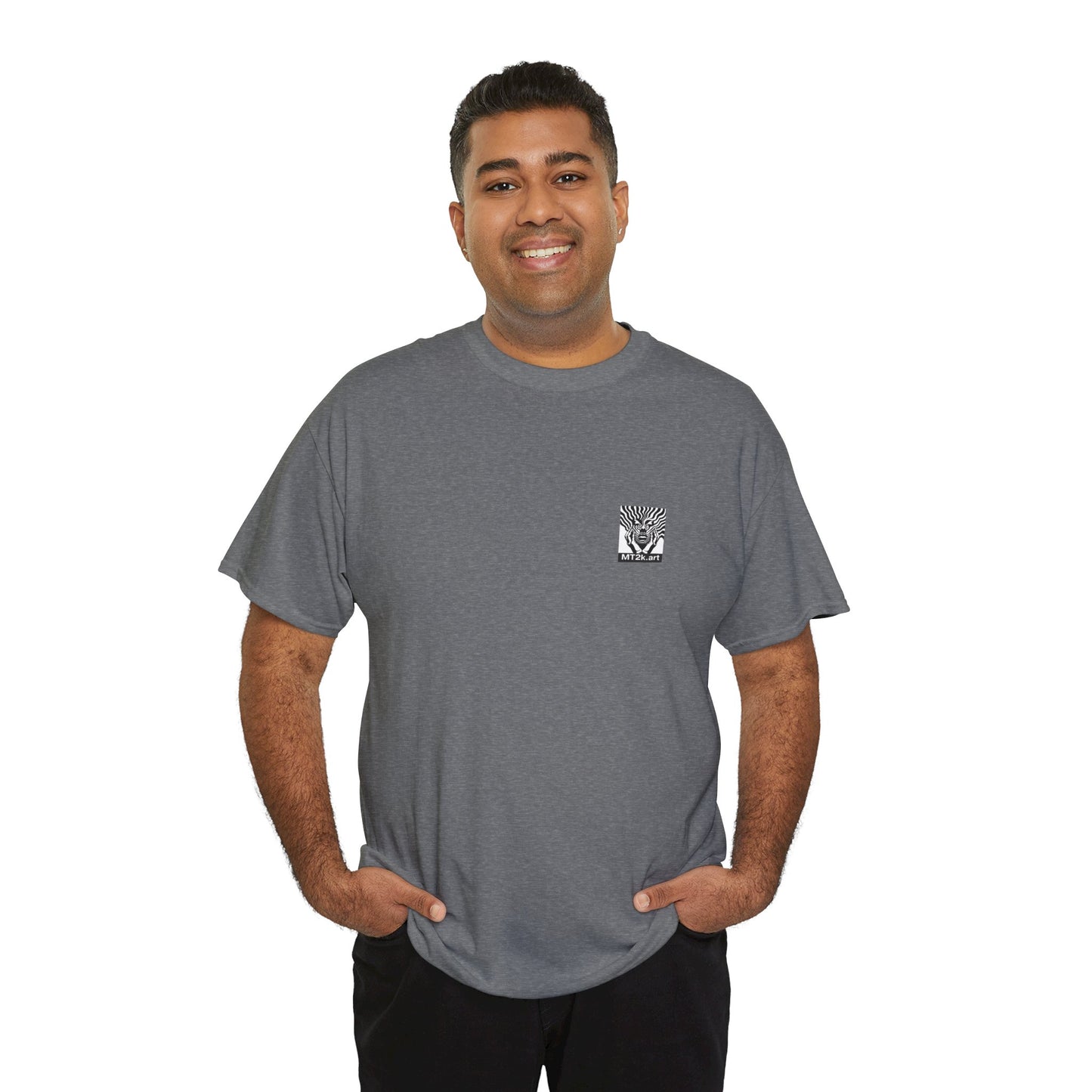 Mercer 01B - Unisex Heavy Cotton Tee - Image on the Back