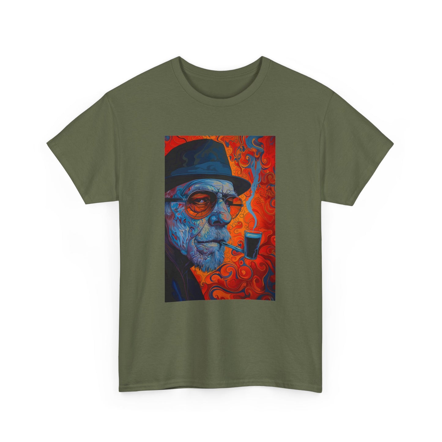 Heisenberg 01F - Unisex Heavy Cotton Tee - Image on the Front