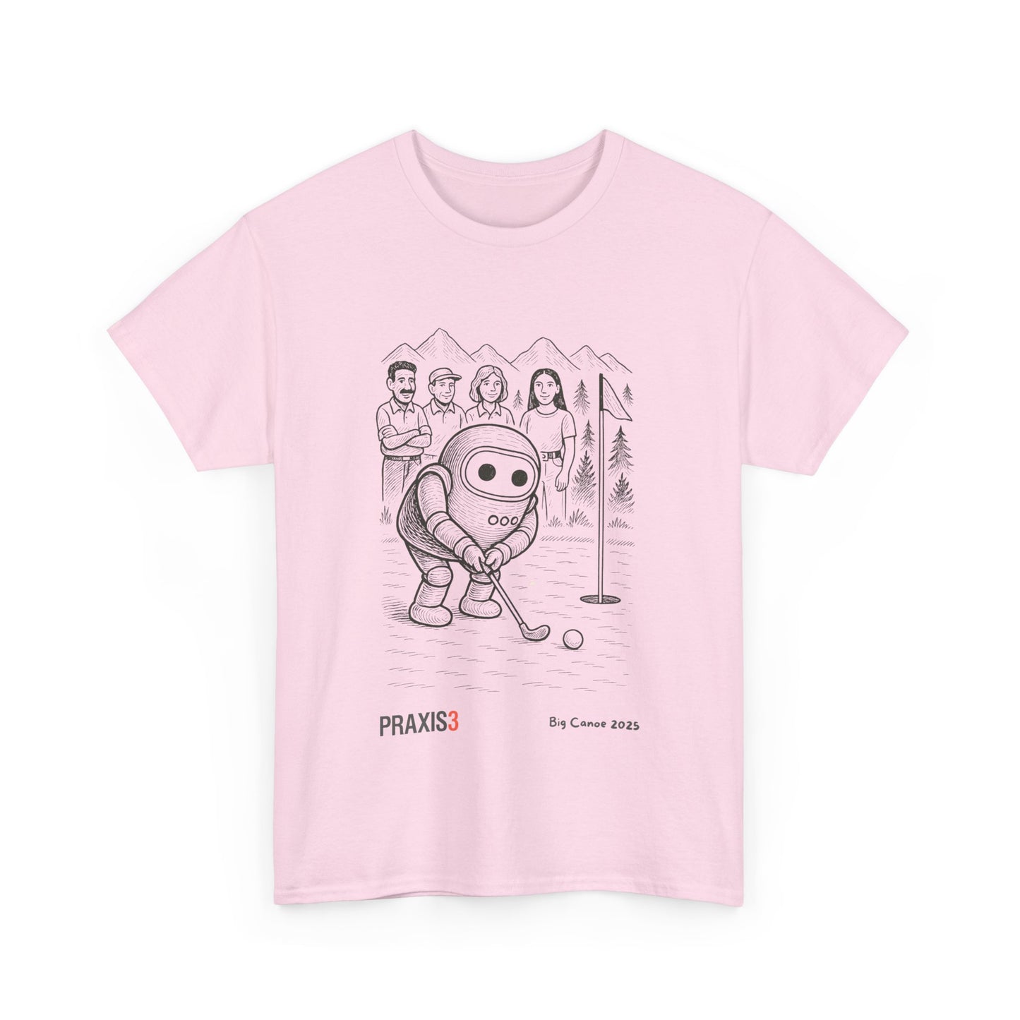 P3 Big Canoe 2025 - Praxi goes golfing line art