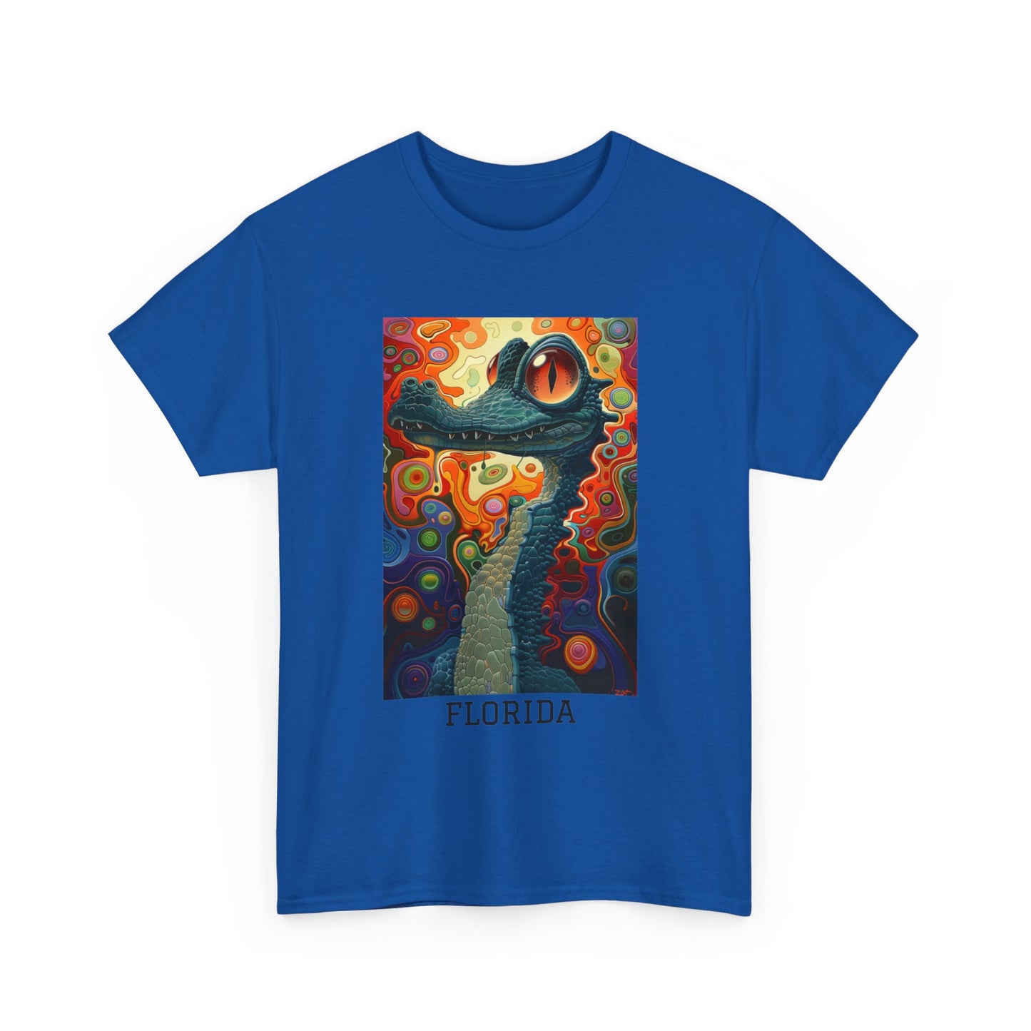 Florida 01F - Unisex Heavy Cotton Tee - Image on the Front