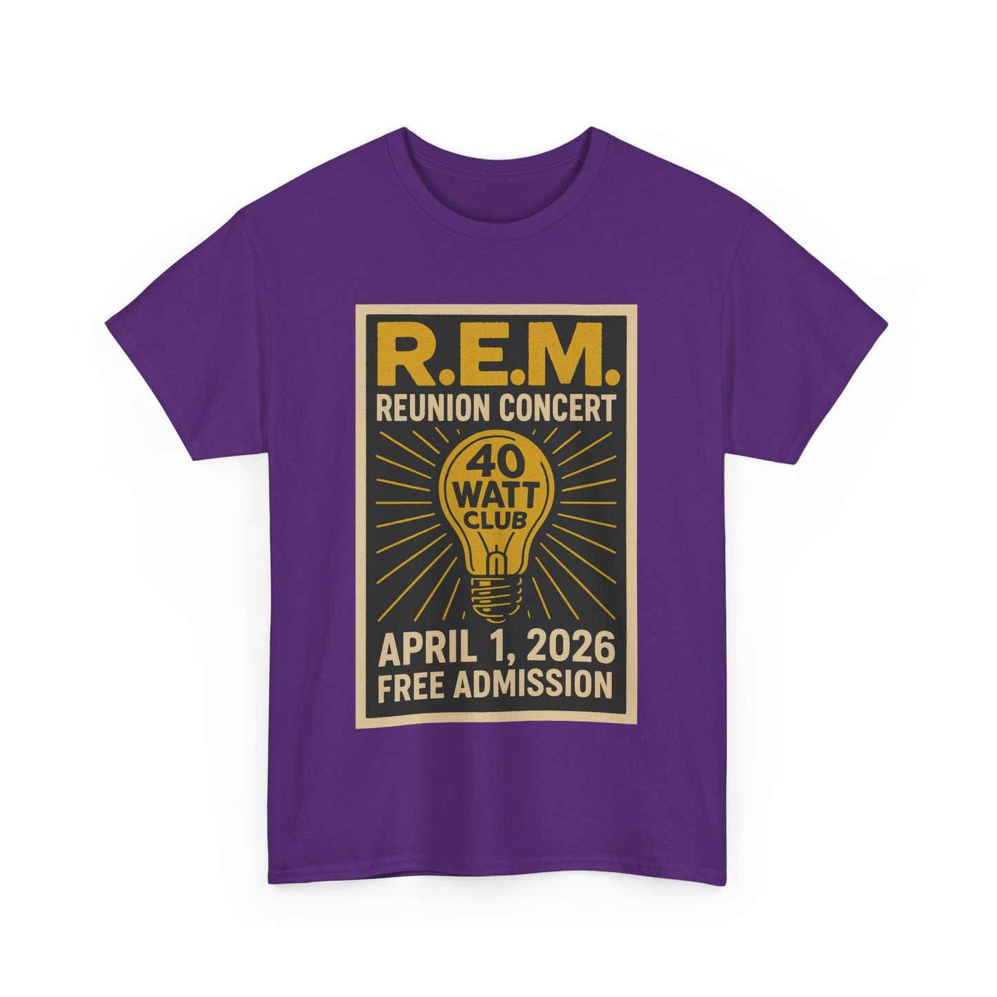 R.E.M. Reunion Concert Shirt v2