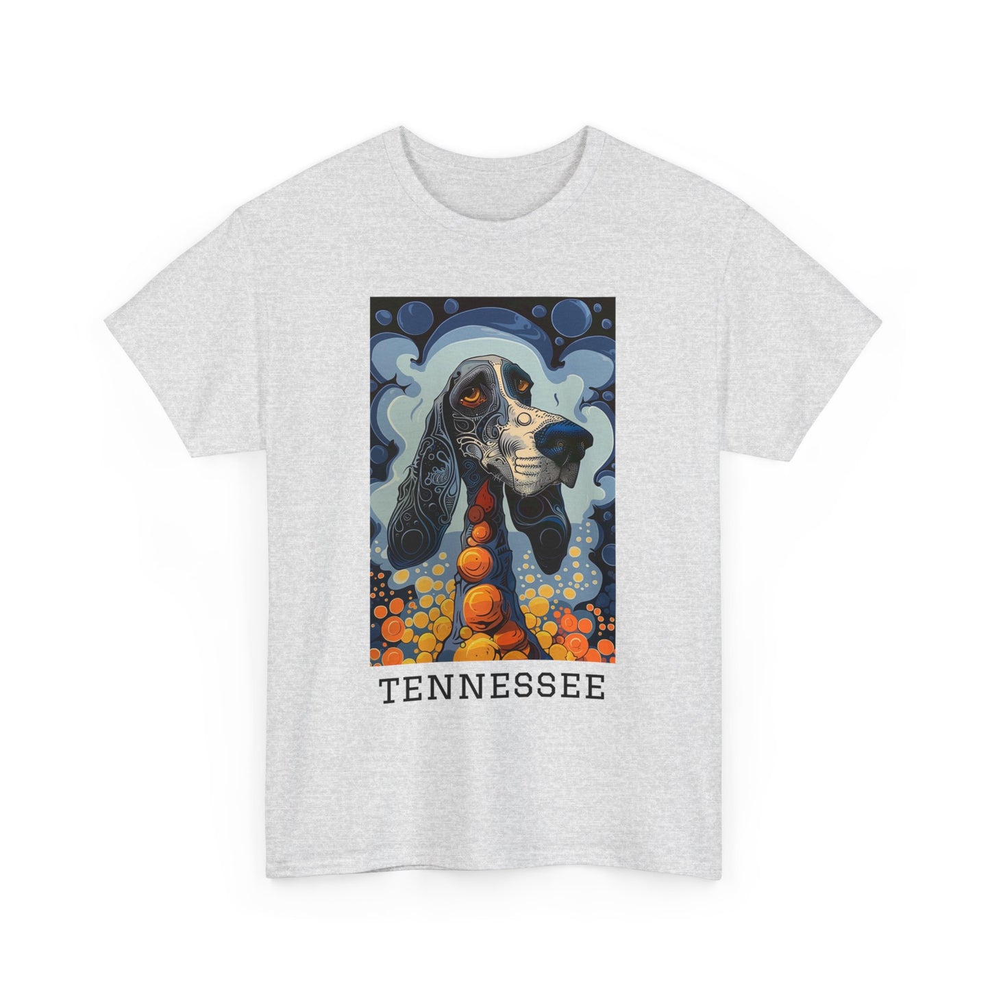 Tennessee 01F - Unisex Heavy Cotton Tee - Image on the Front