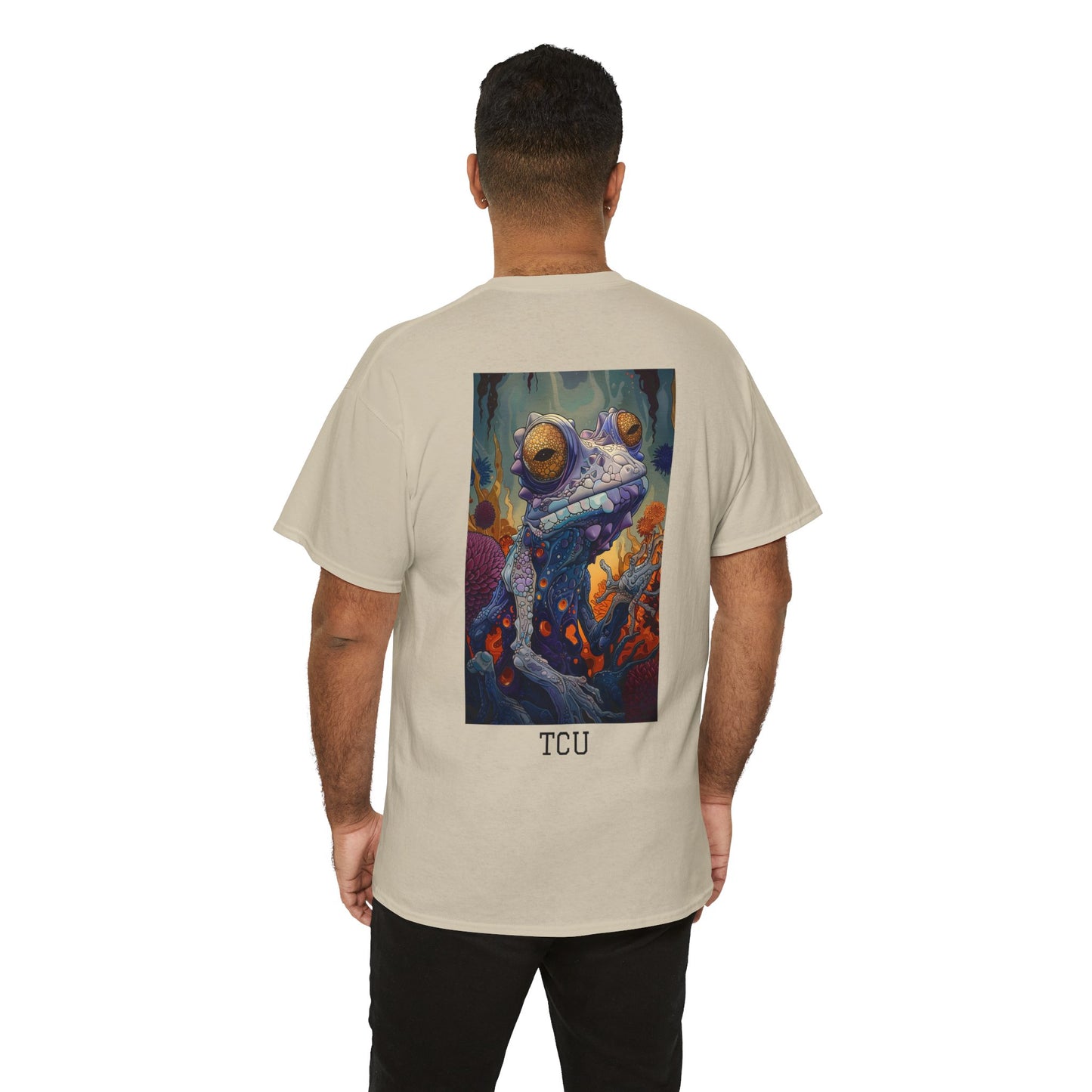 TCU 01B - Unisex Heavy Cotton Tee - Image on the Back