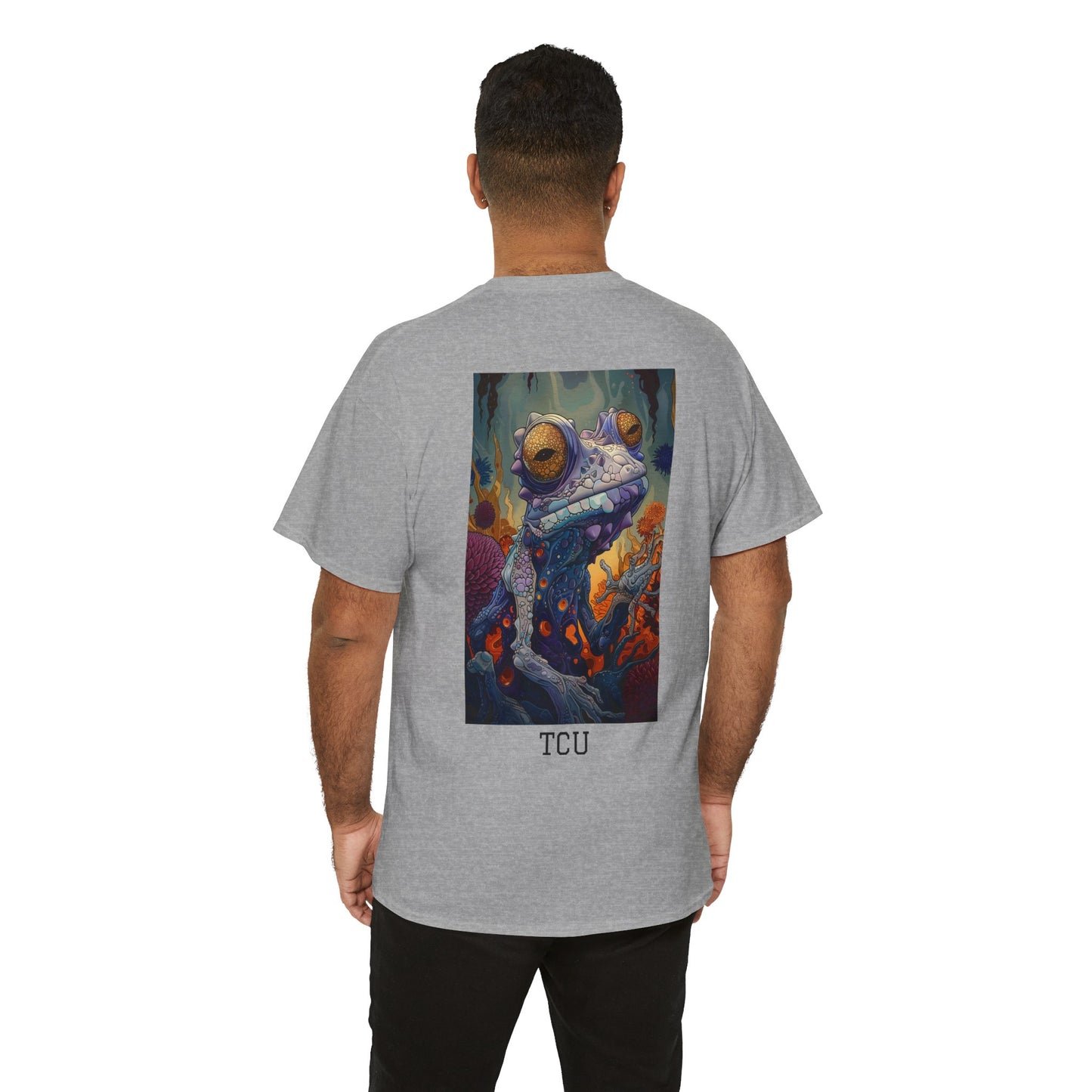 TCU 01B - Unisex Heavy Cotton Tee - Image on the Back