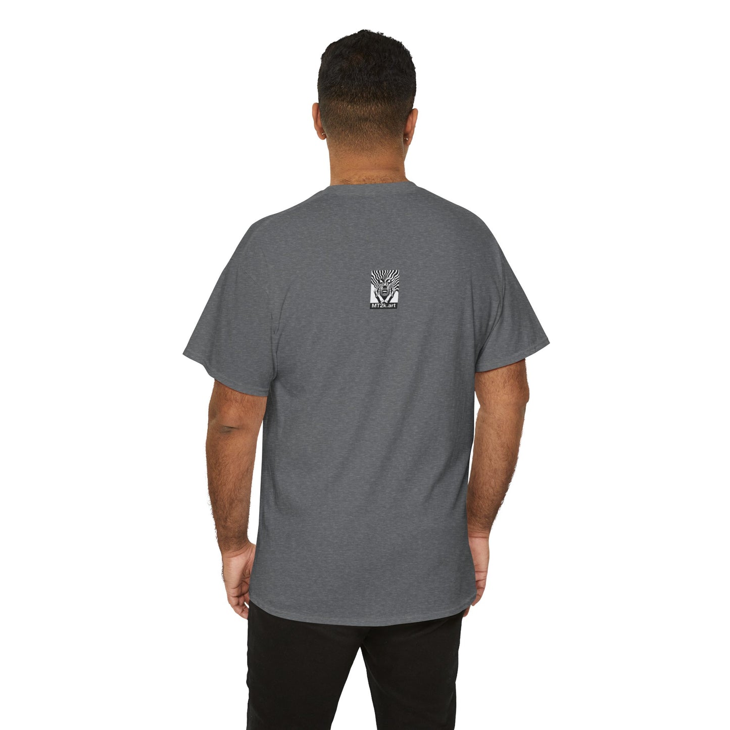 Mercer 01F - Unisex Heavy Cotton Tee - Image on the Front