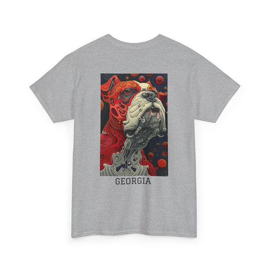 Georgia 02B - Unisex Heavy Cotton Tee - Image on the Back