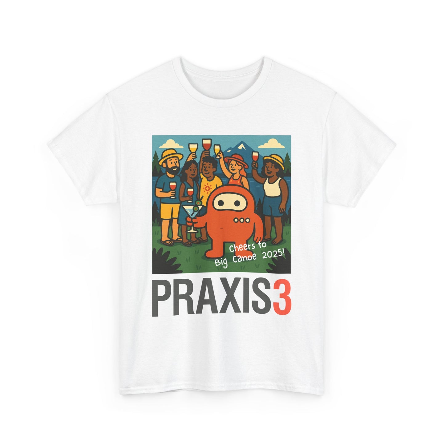 P3 Big Canoe 2025 - Design 2 - Cheers to Praxi