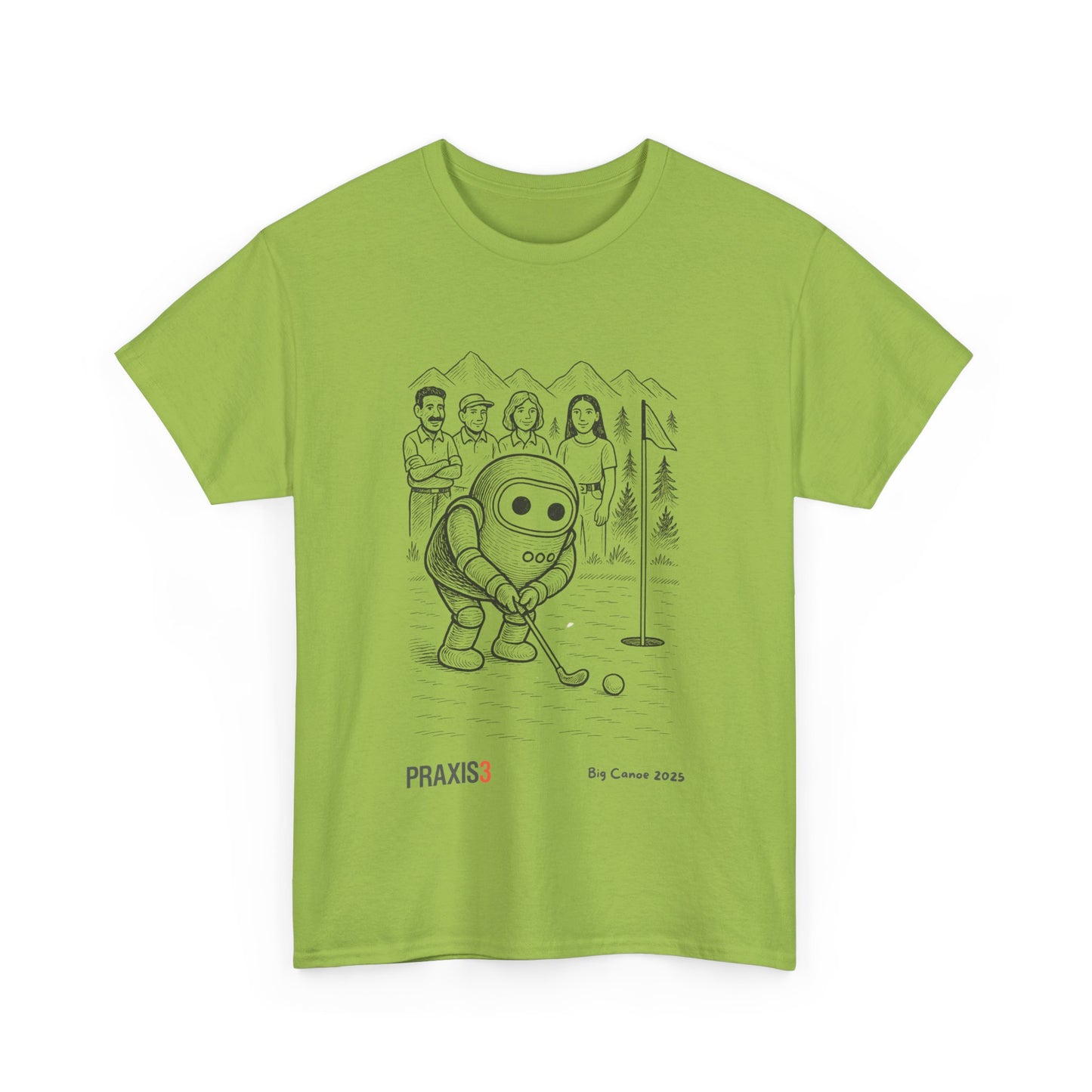 P3 Big Canoe 2025 - Praxi goes golfing line art