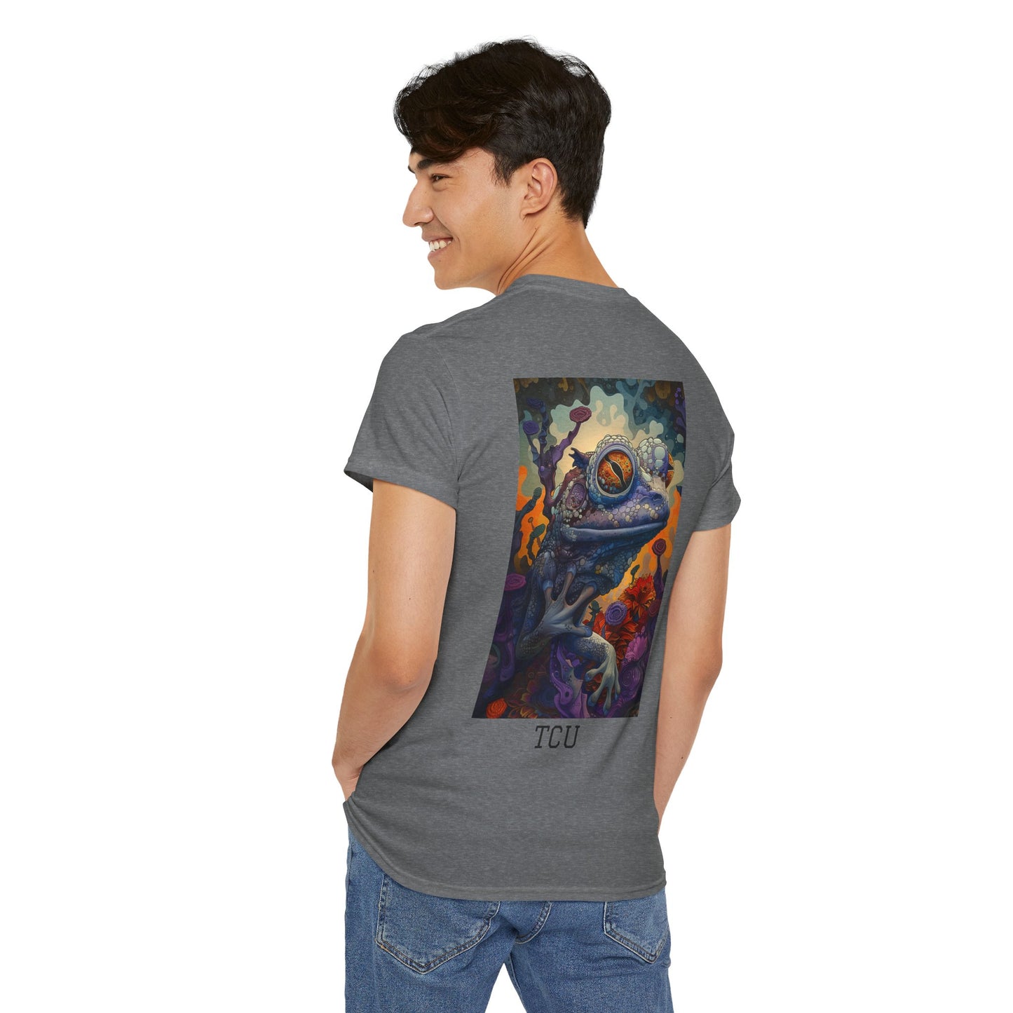 TCU 02B - Unisex Heavy Cotton Tee - Image on the Back